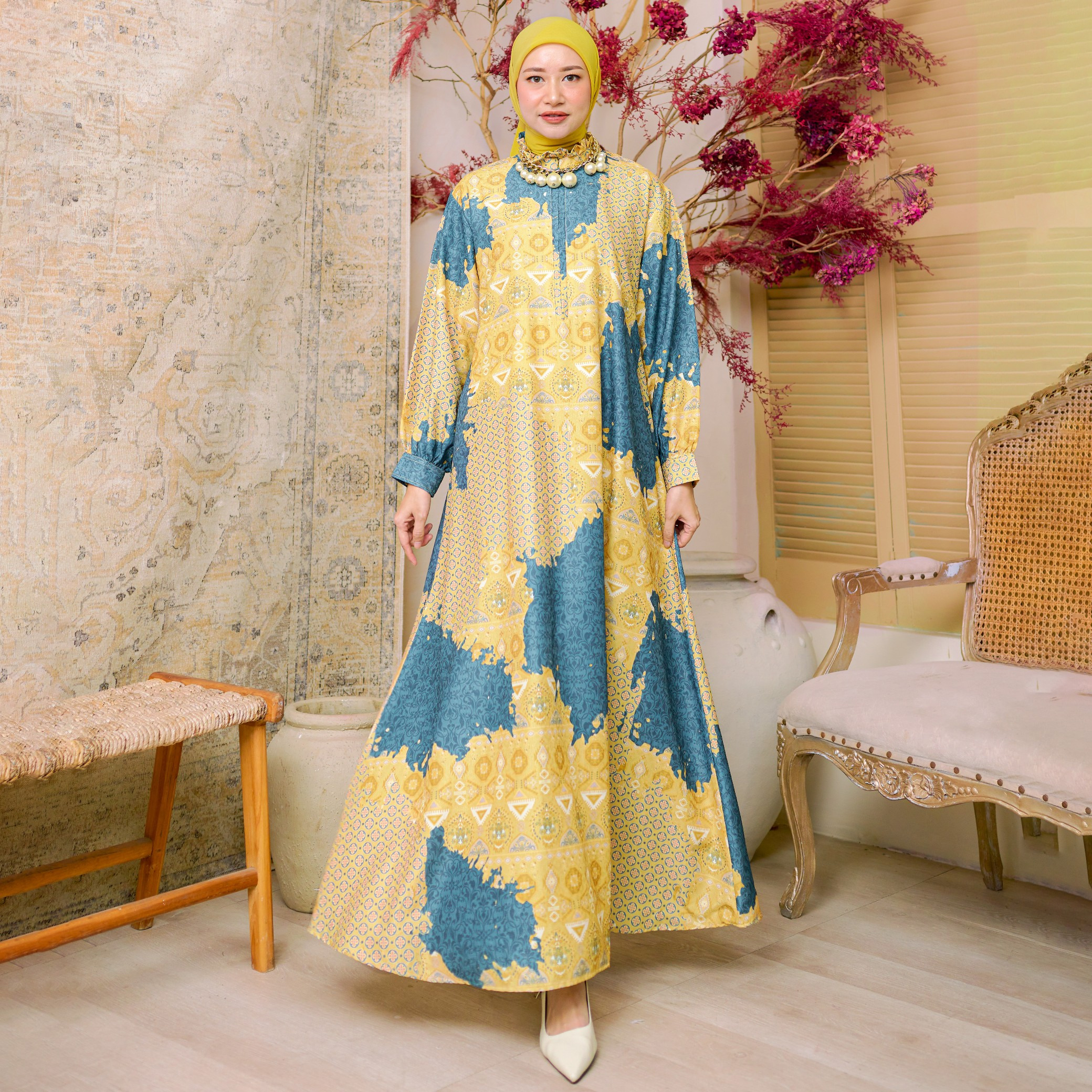 Shahila Dress Lemonade
