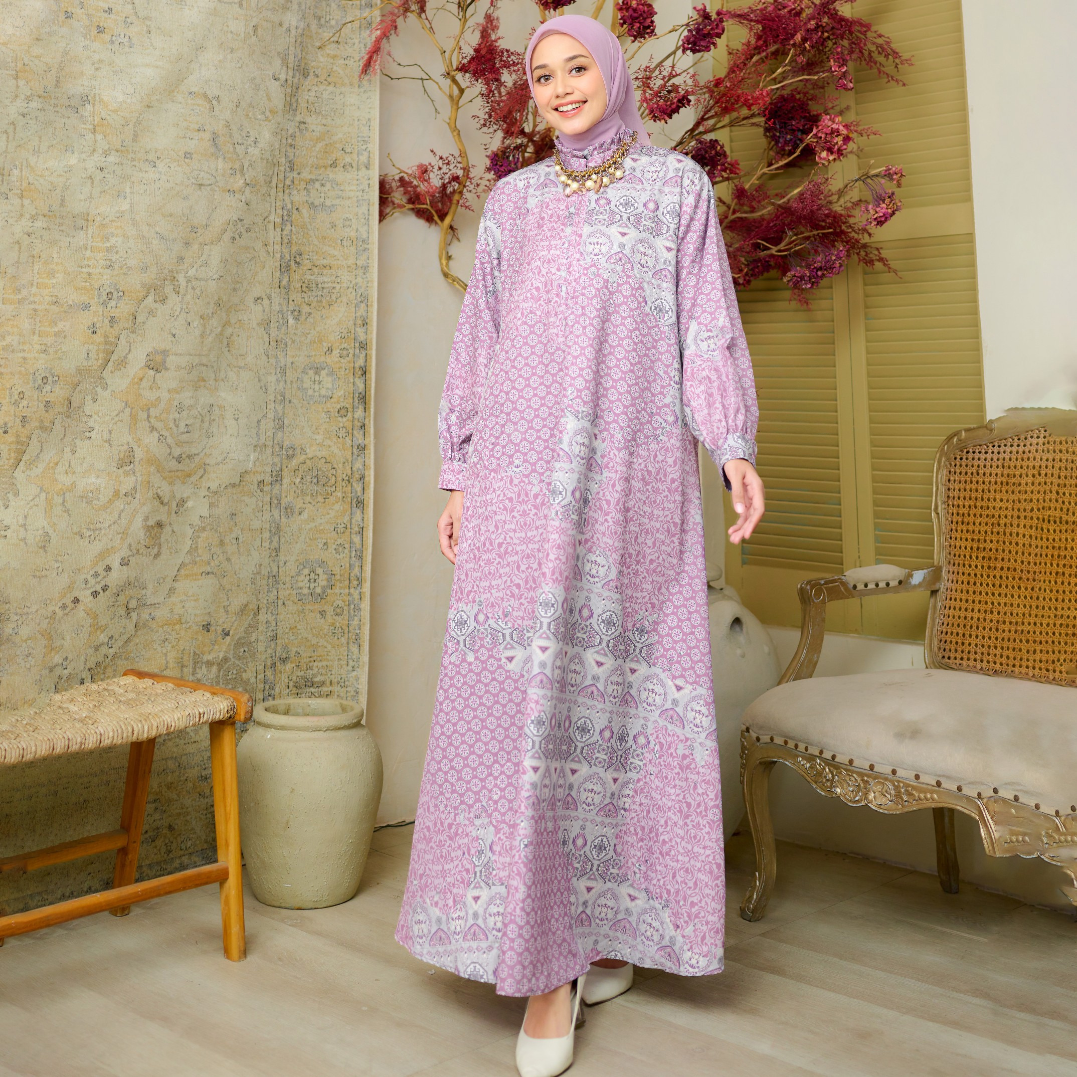 Shahila Dress Mauve