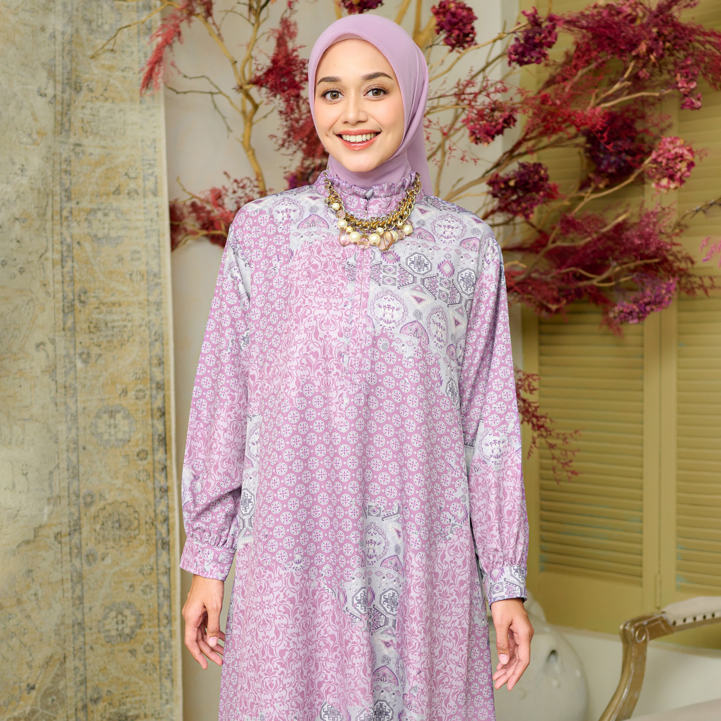 Shahila Dress Mauve