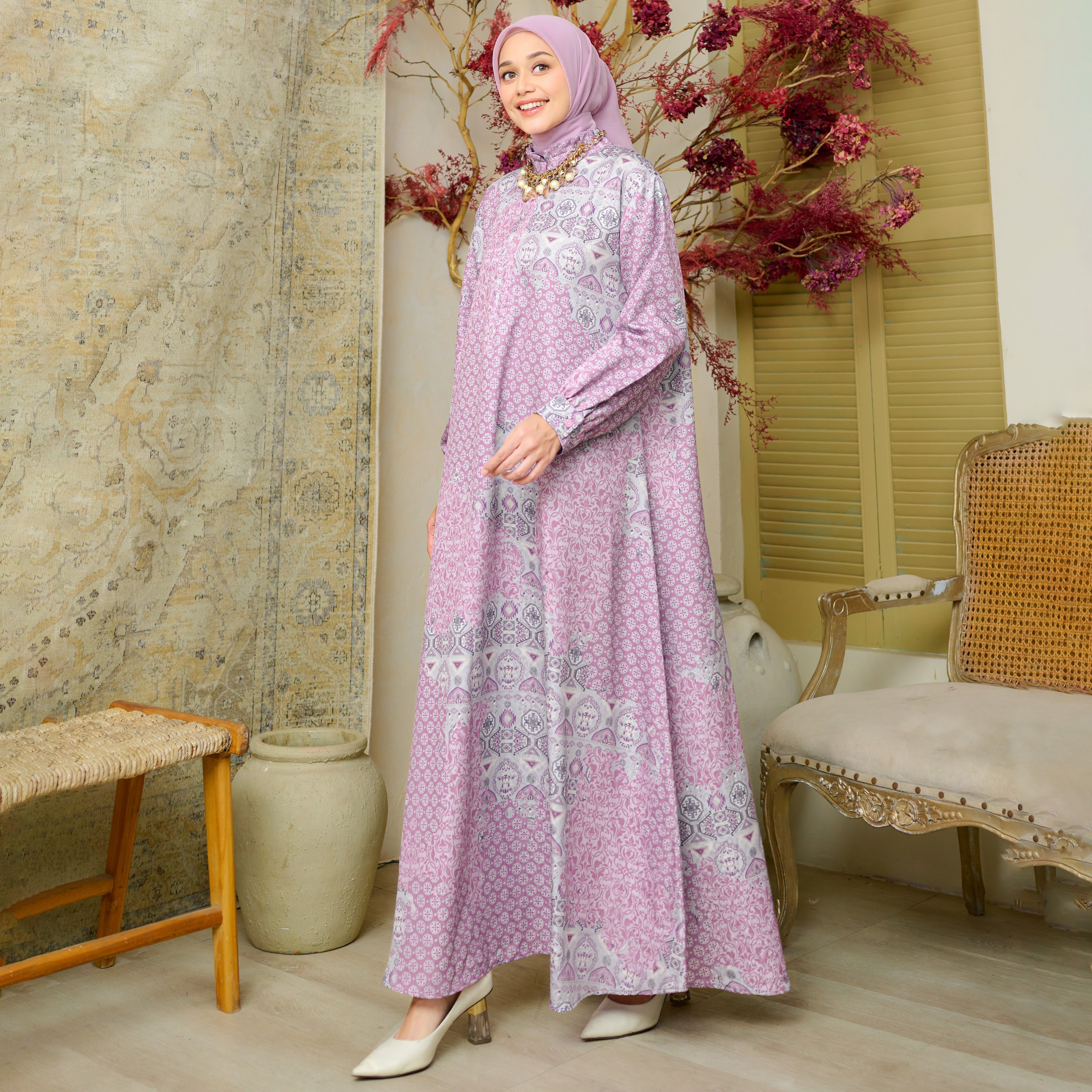 Shahila Dress Mauve
