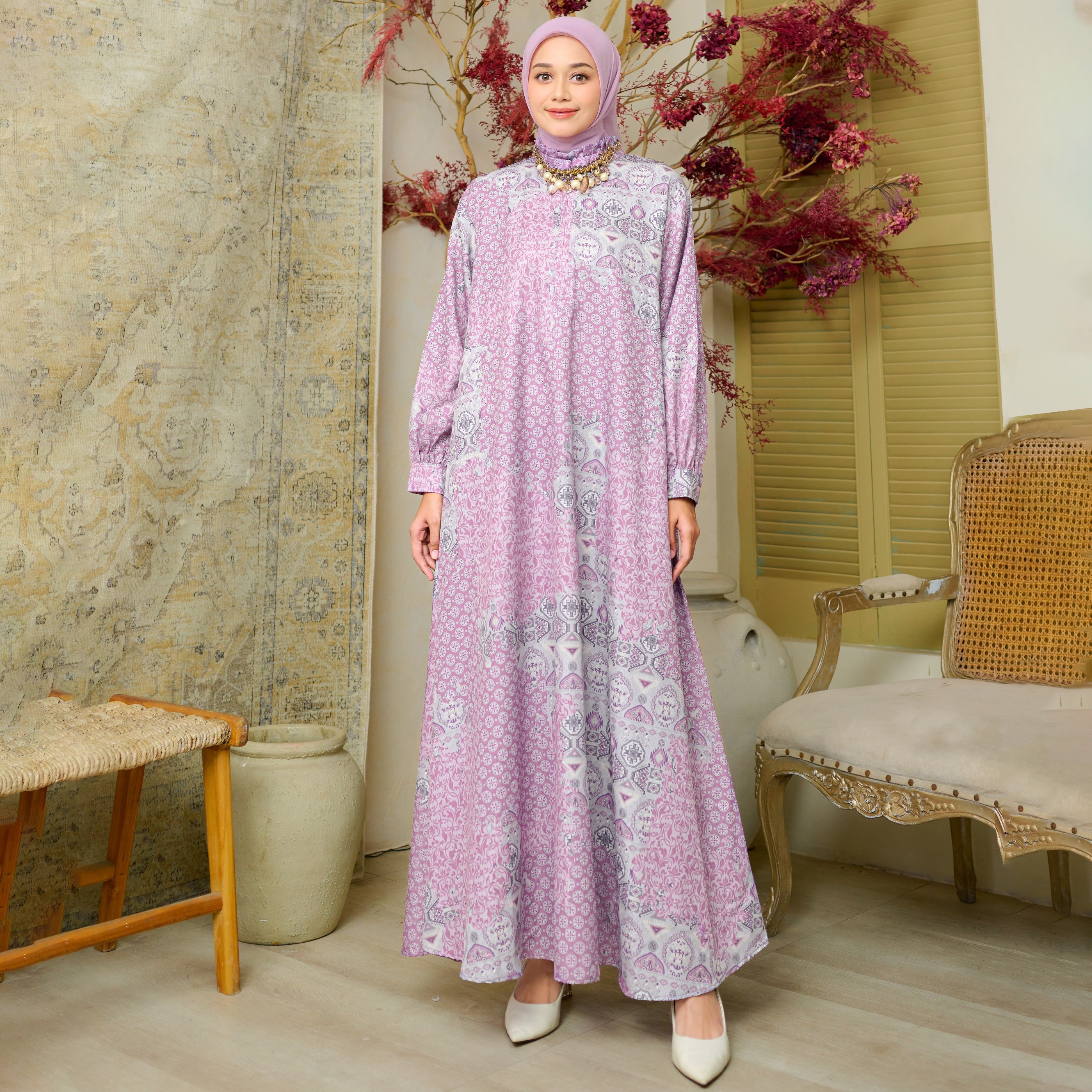 Shahila Dress Mauve