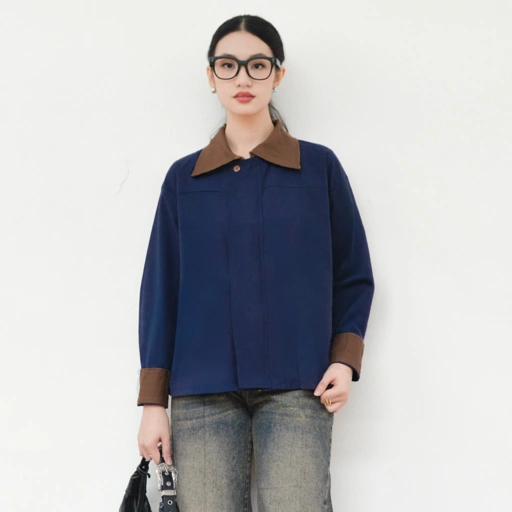 Image of Twotone Jacket Navy