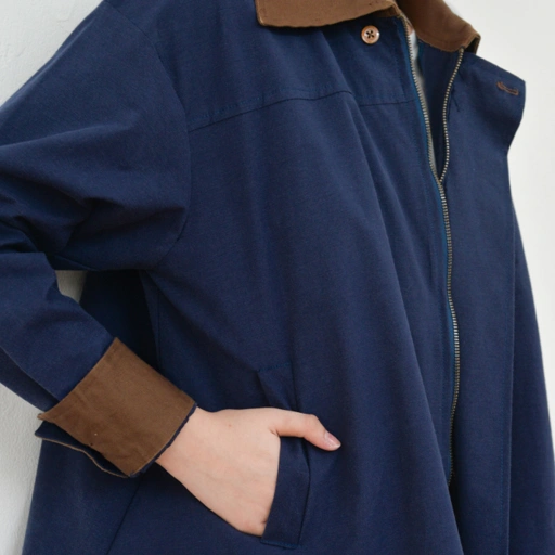 Image of Twotone Jacket Navy