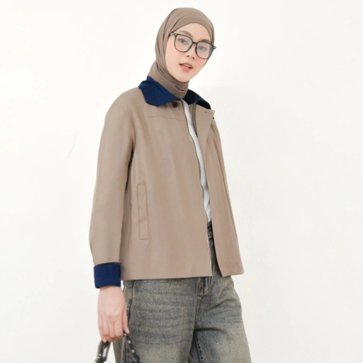 Image of Twotone Jacket Nougat