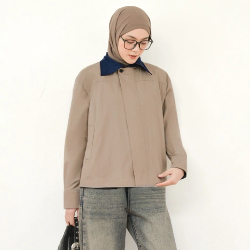 Image of Twotone Jacket Nougat