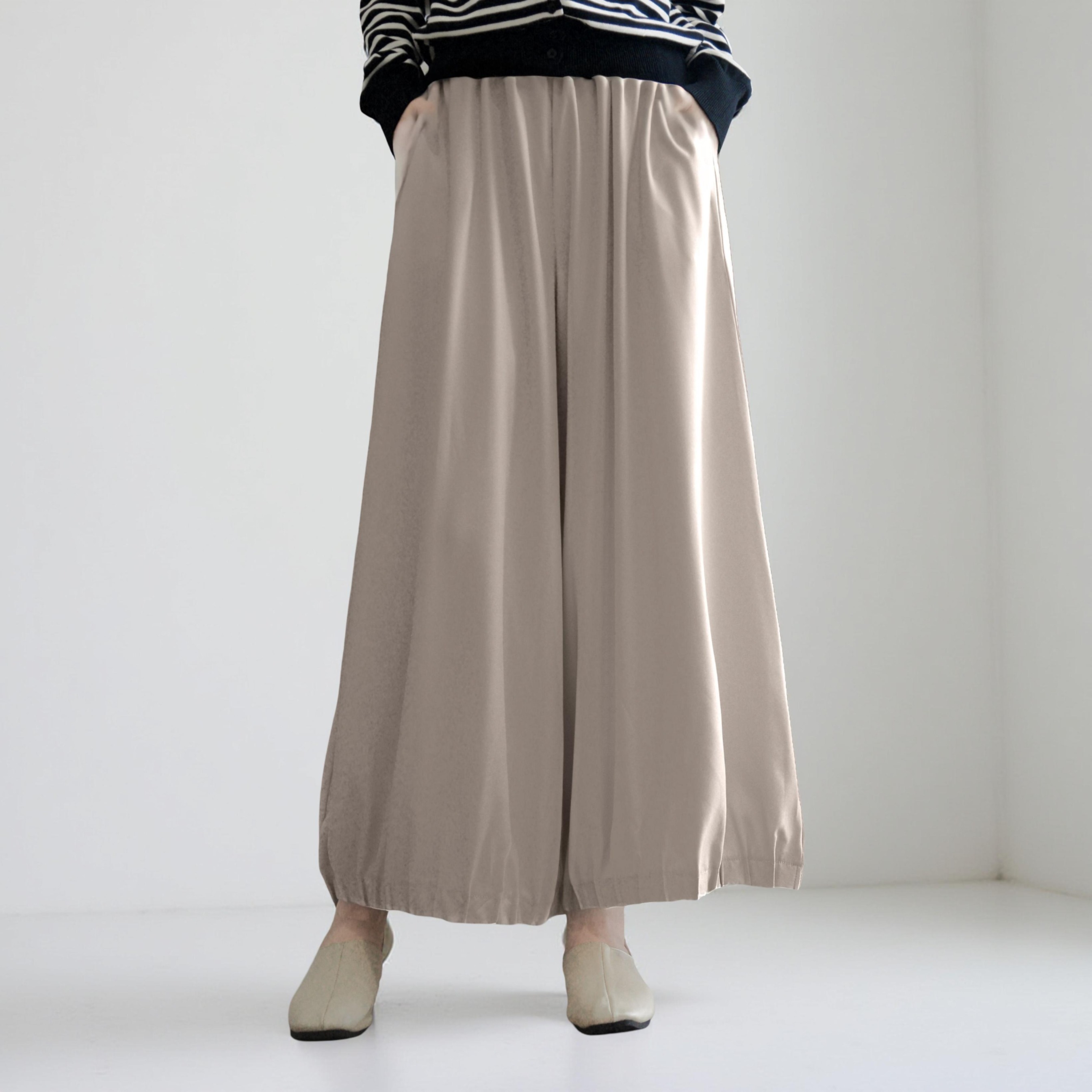 Wavy Pants Sepia