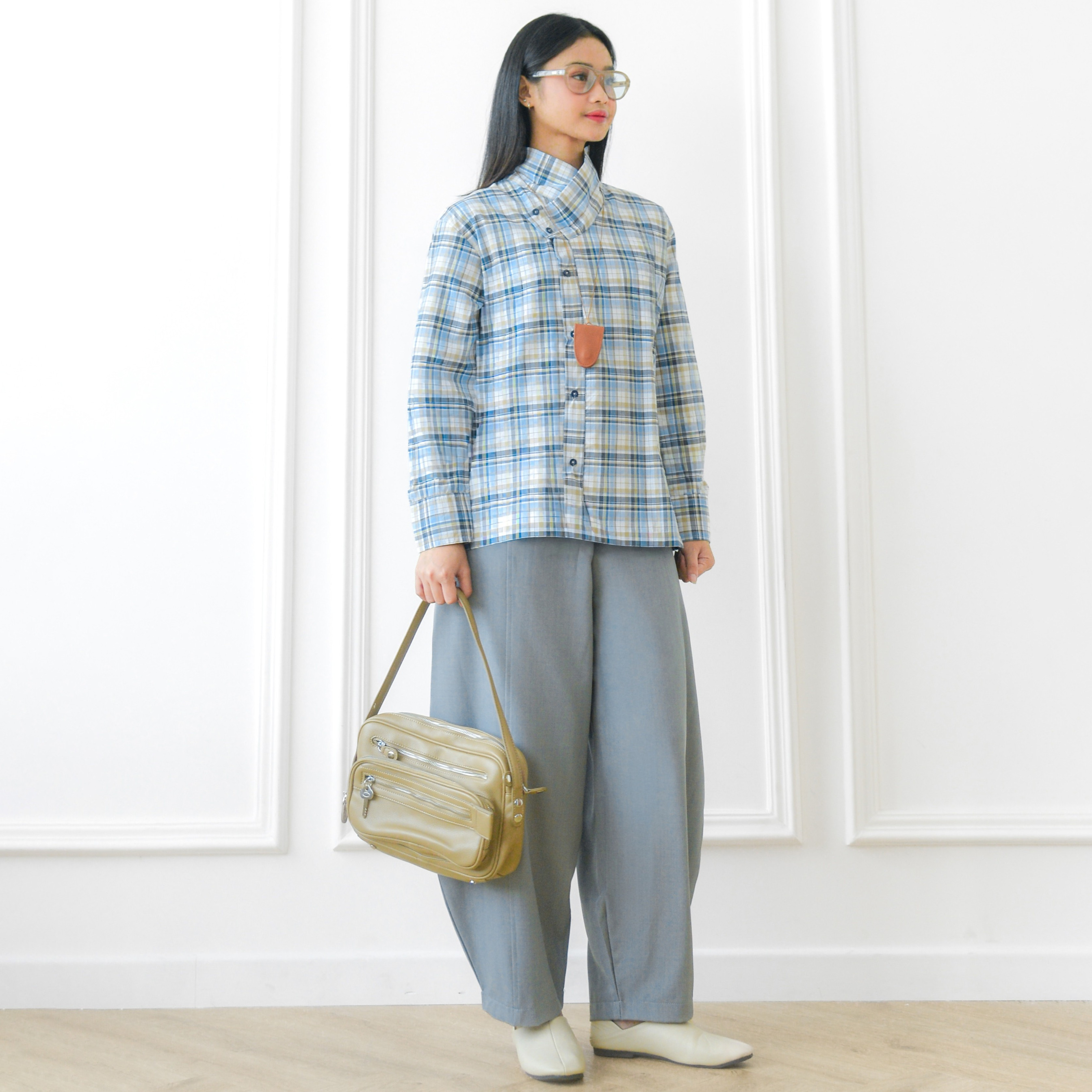 Zee Plaid Shirt ClassicBlue
