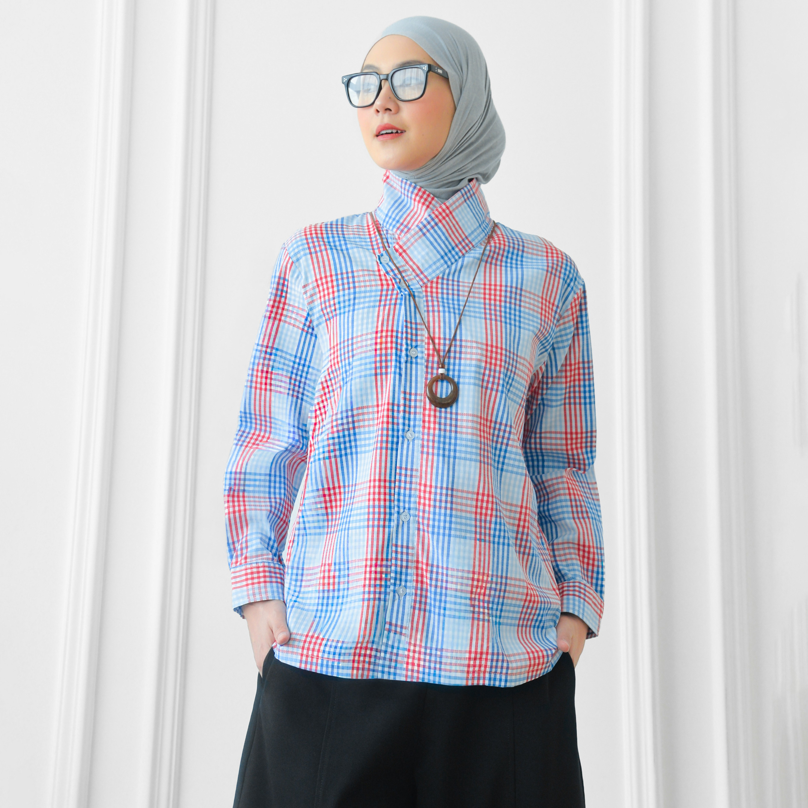 Zee Plaid Shirt Icy