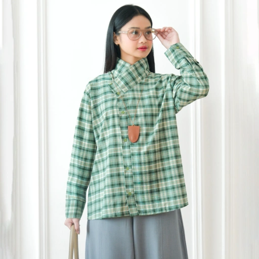 Zee Plaid Shirt PineGreen