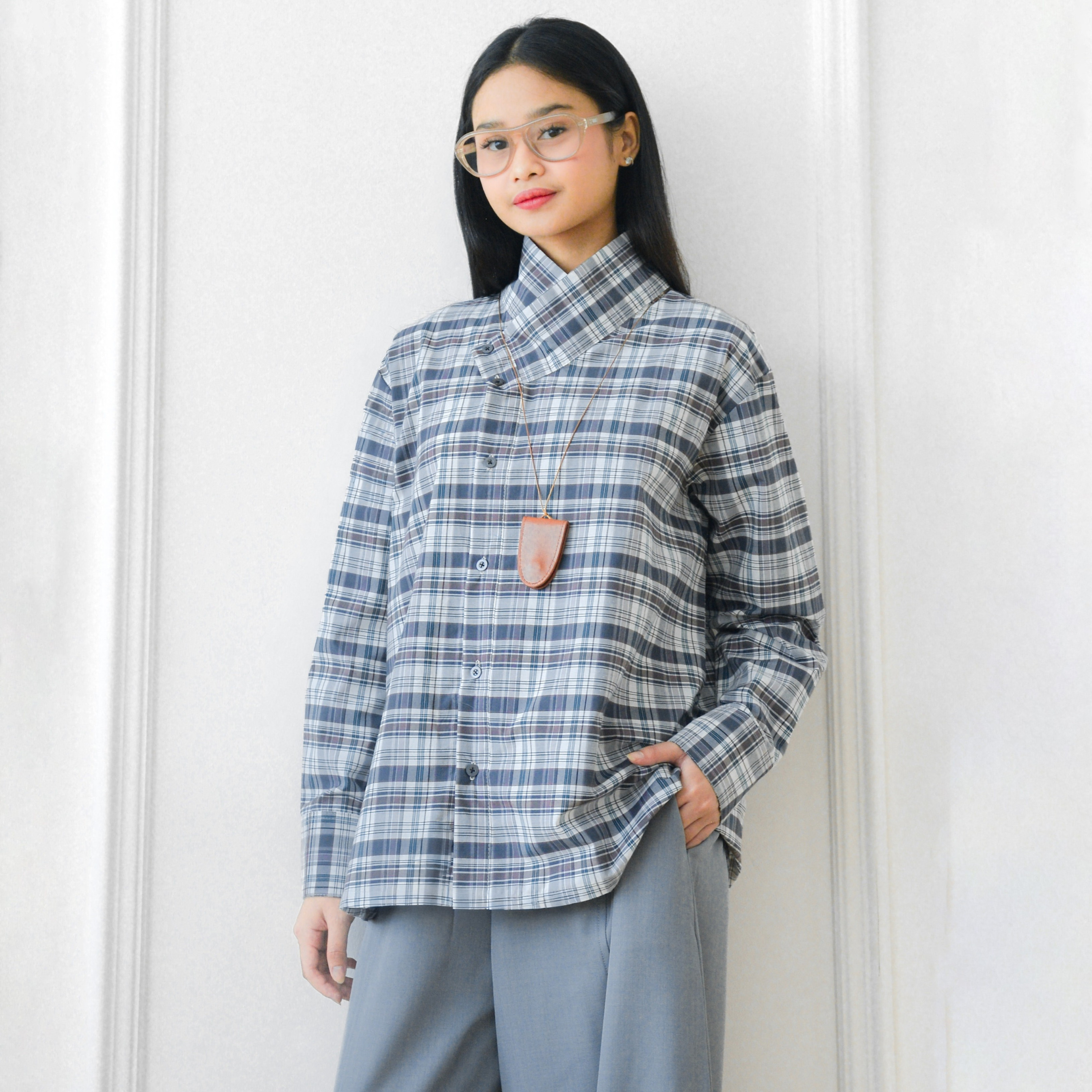Zee Plaid Shirt Whale