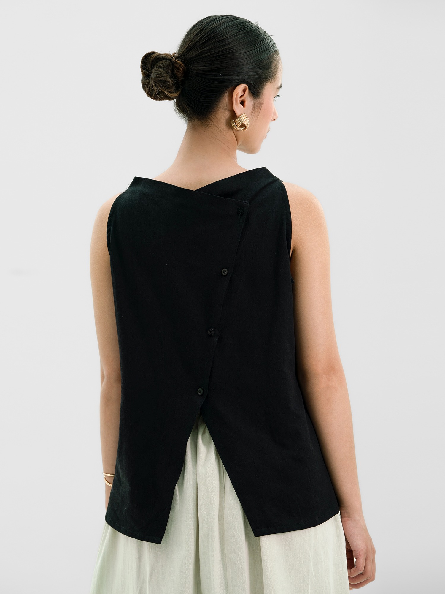 Reverse Linen Tank