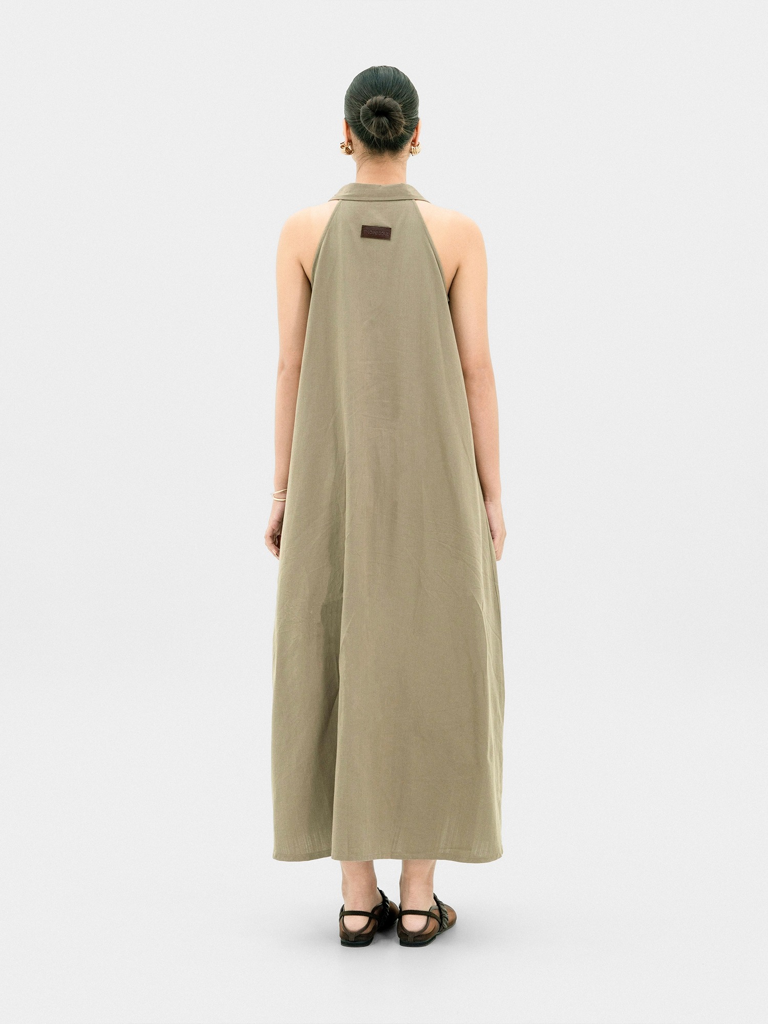 Spread Button Dress