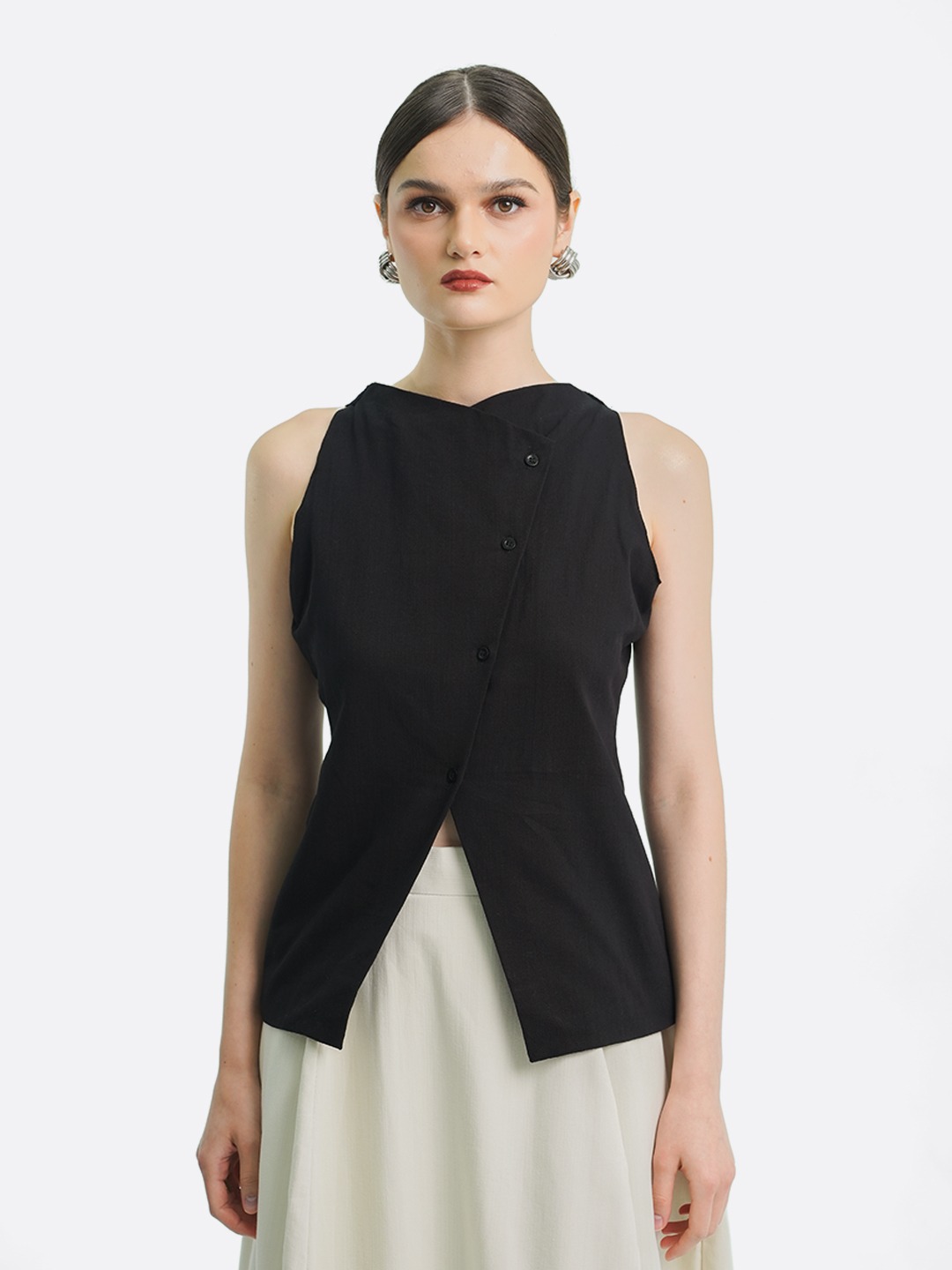 Reverse Linen Tank