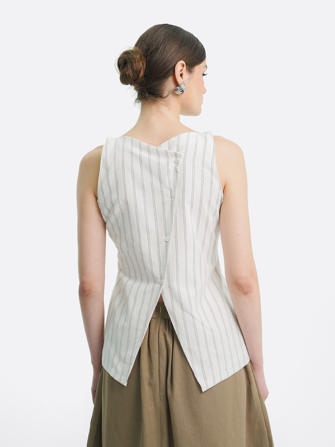 Reverse Linen Tank