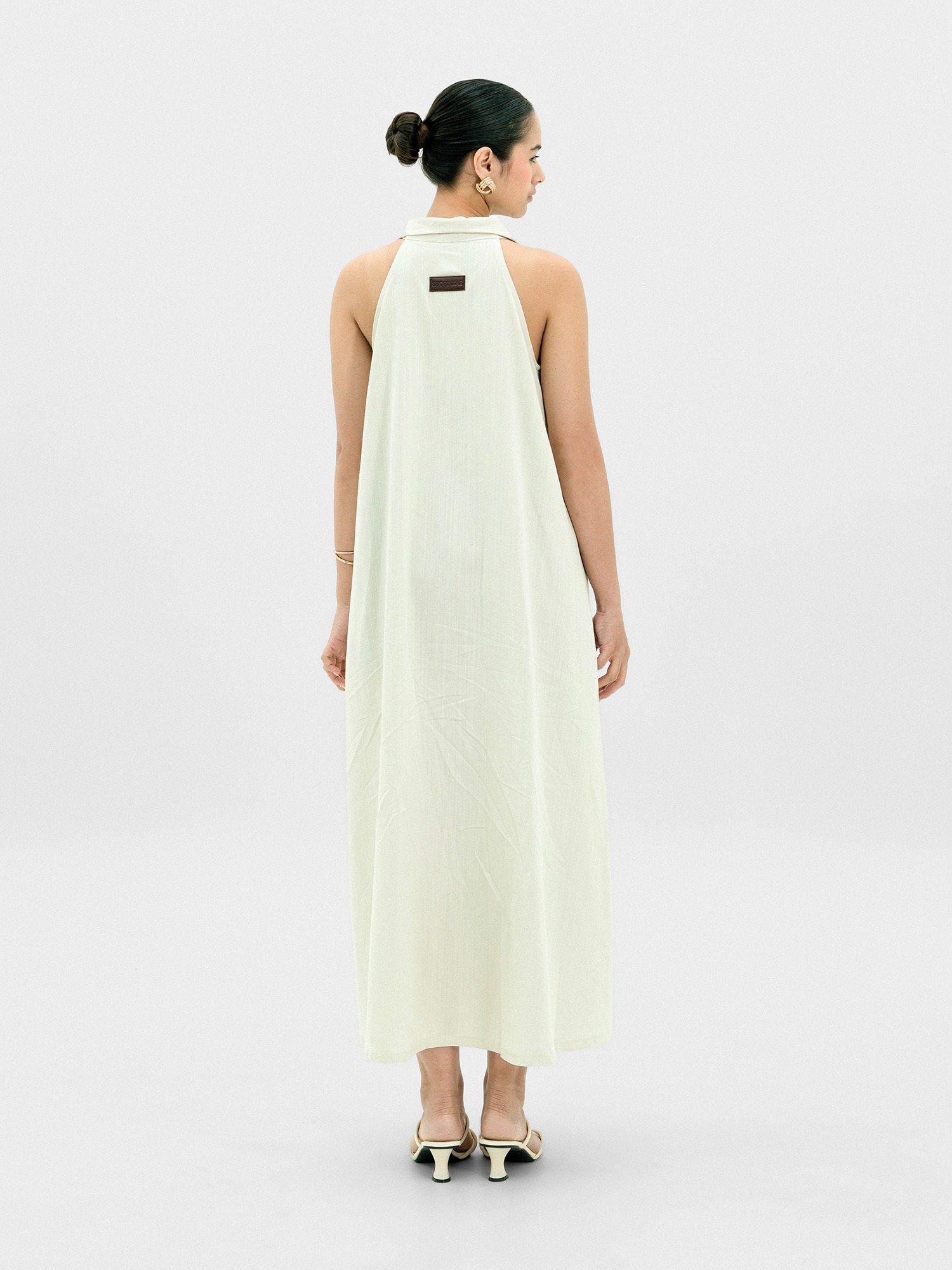 Spread Button Dress