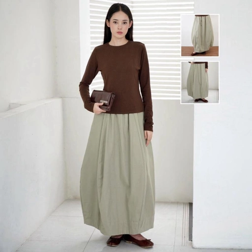 Image of Barrel Skirt I Shopinkae I Balloon Skirt I Rok Barrel