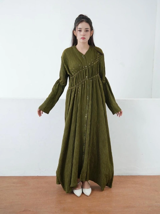 Image of Sheered Grace Dress I Gamis Wanita I Dress Lebaran I Raya Series