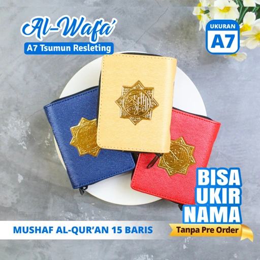 Image of Mushaf Al-Qur’an Al-Wafa Tsumun A7 Pocket Resleting