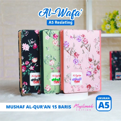 Image of MUSHAF AL-QUR’AN AL-WAFA EDISI MUSLIMAH RESLETING, CANTIK PENUH WARNA