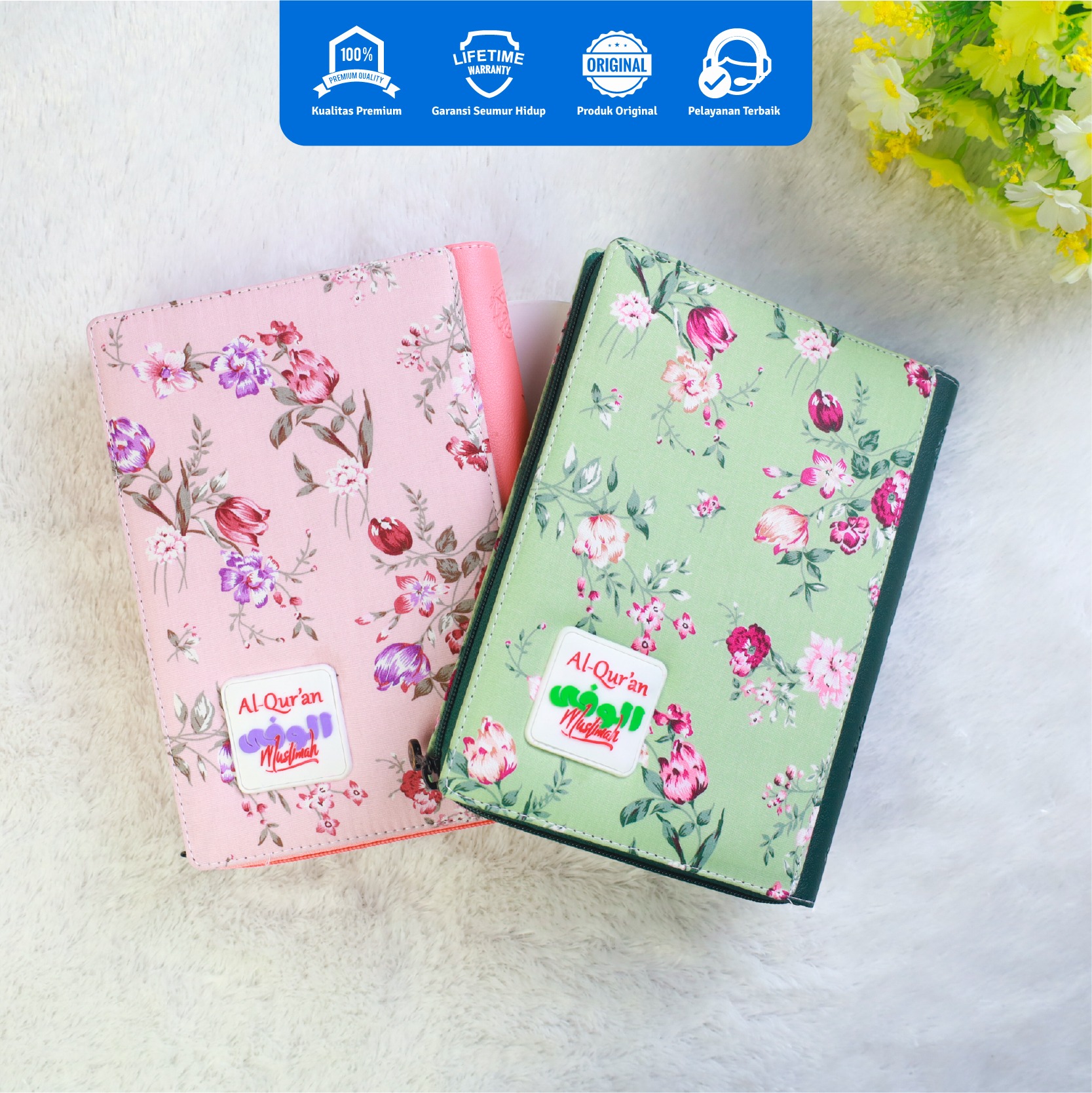 Mushaf Al Quran Al Wafa Muslimah A5 Resleting