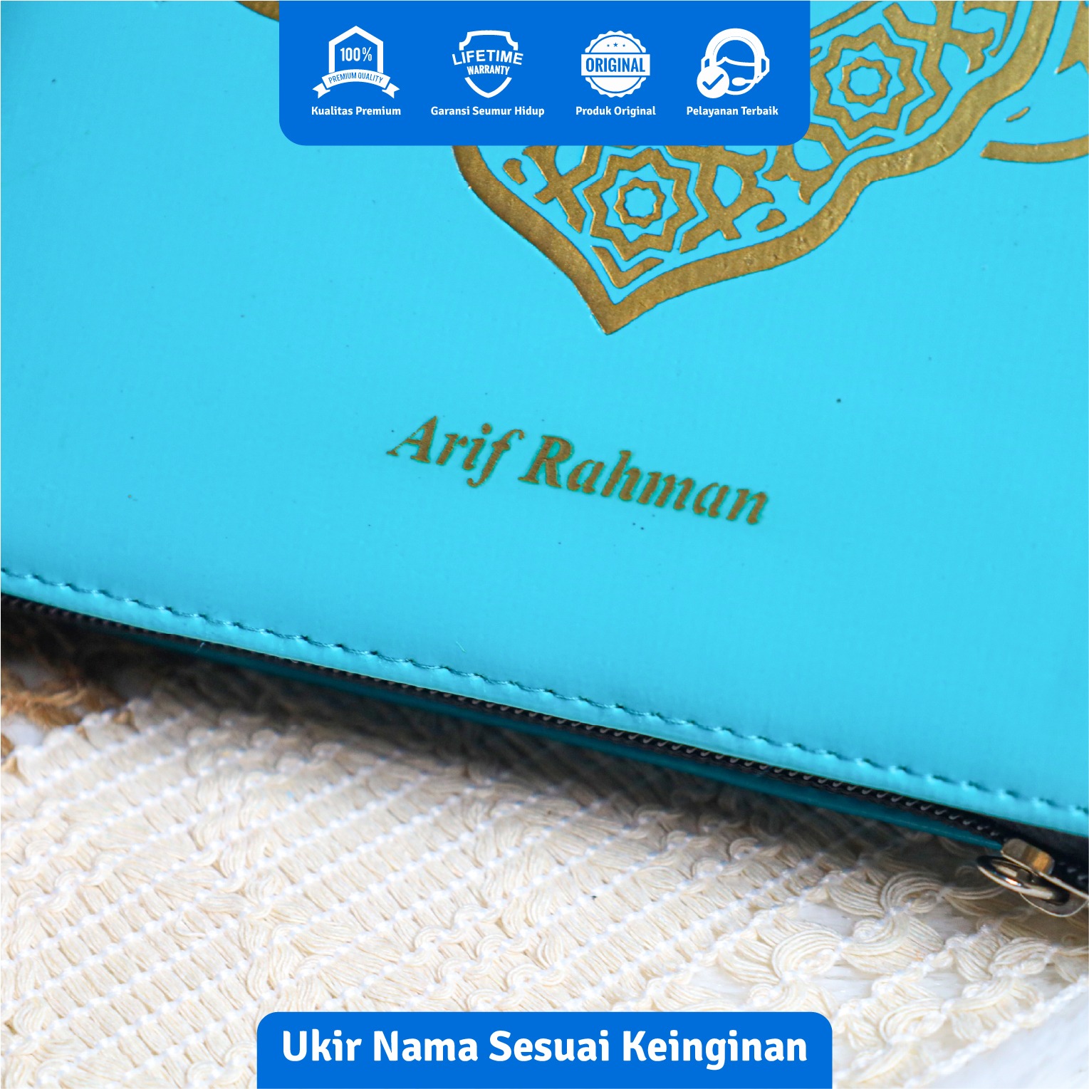 Al Quran Terjemah Al Halim New Fancy A5 Resleting