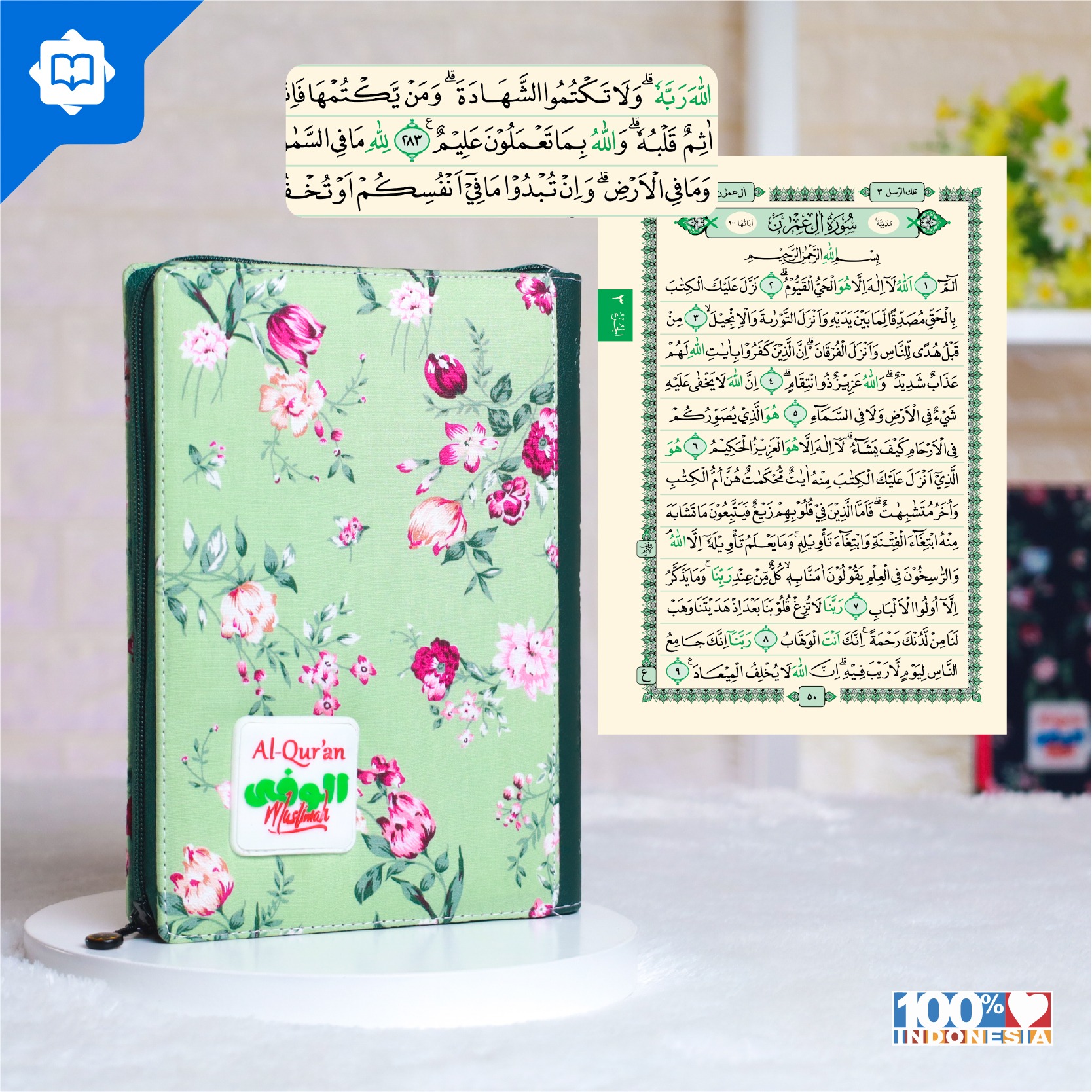 Mushaf Al Quran Al Wafa Muslimah A5 Resleting