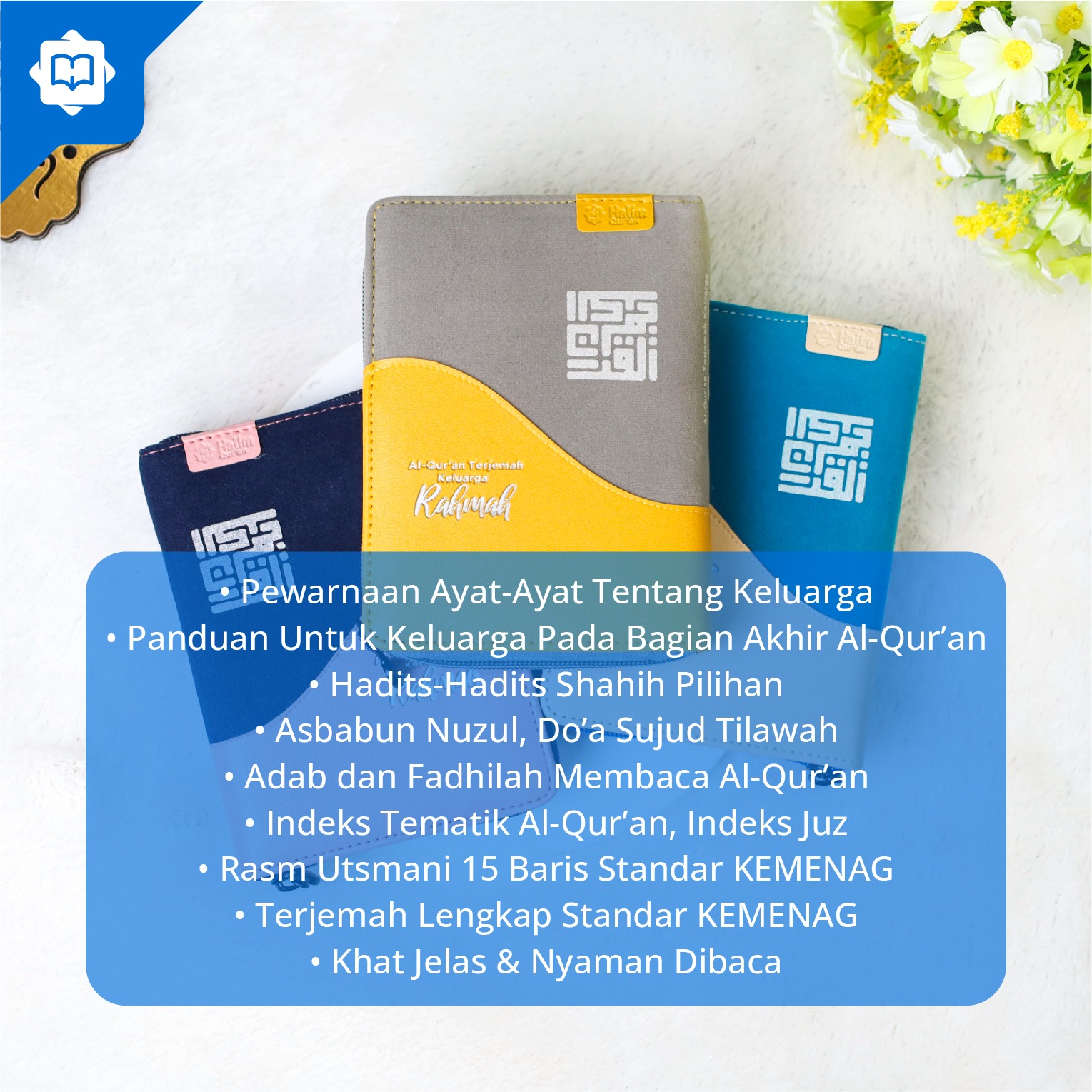 Al Quran Terjemah Edisi Keluarga Rahmah A6 Resleting