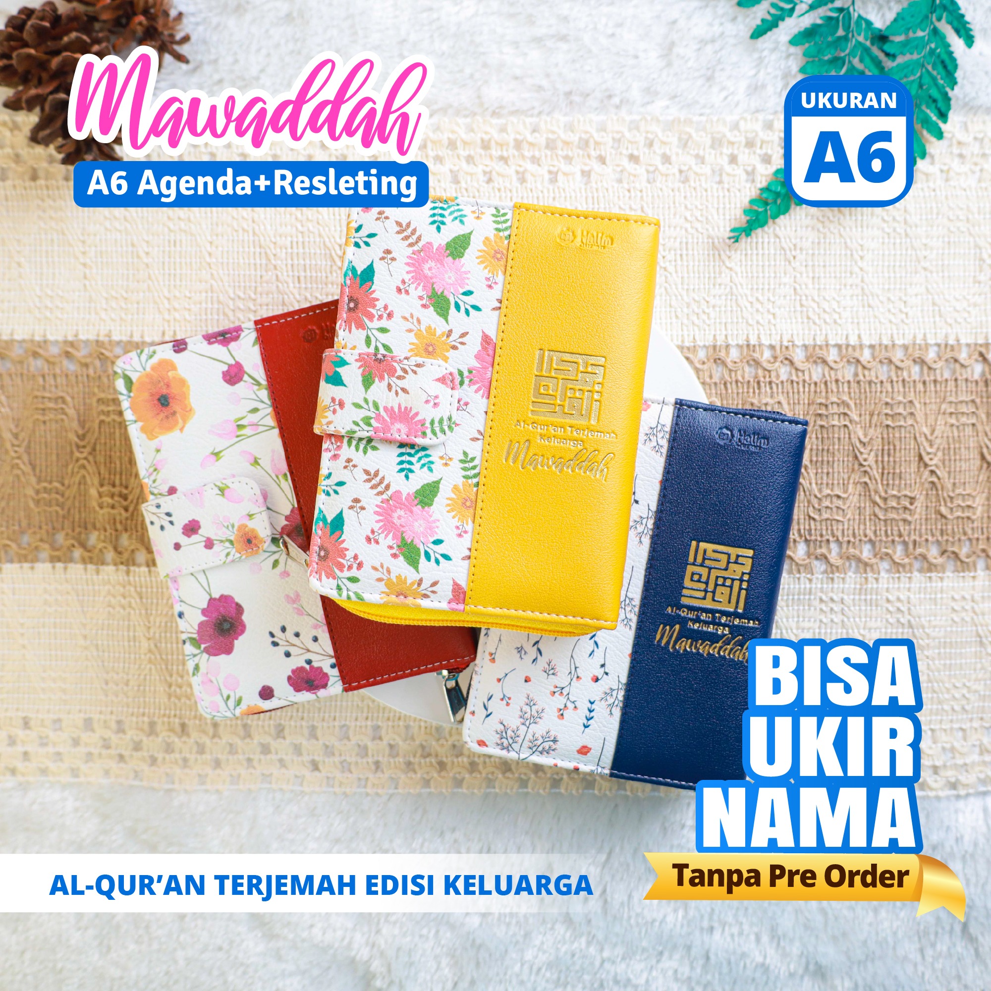 Al Quran Terjemah Edisi Keluarga Mawaddah A6 Resleting