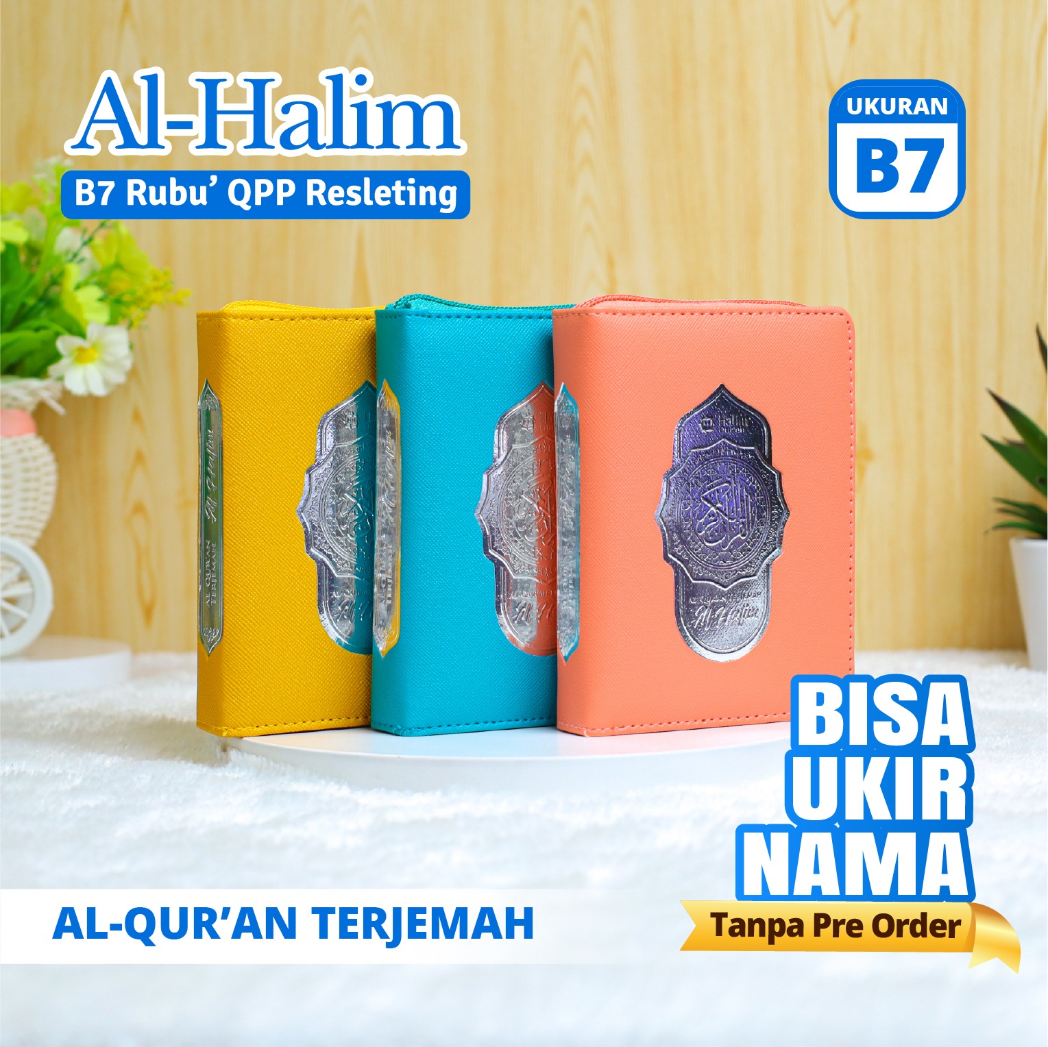 Al Quran Terjemah Al Halim B7 Rubu QPP Resleting