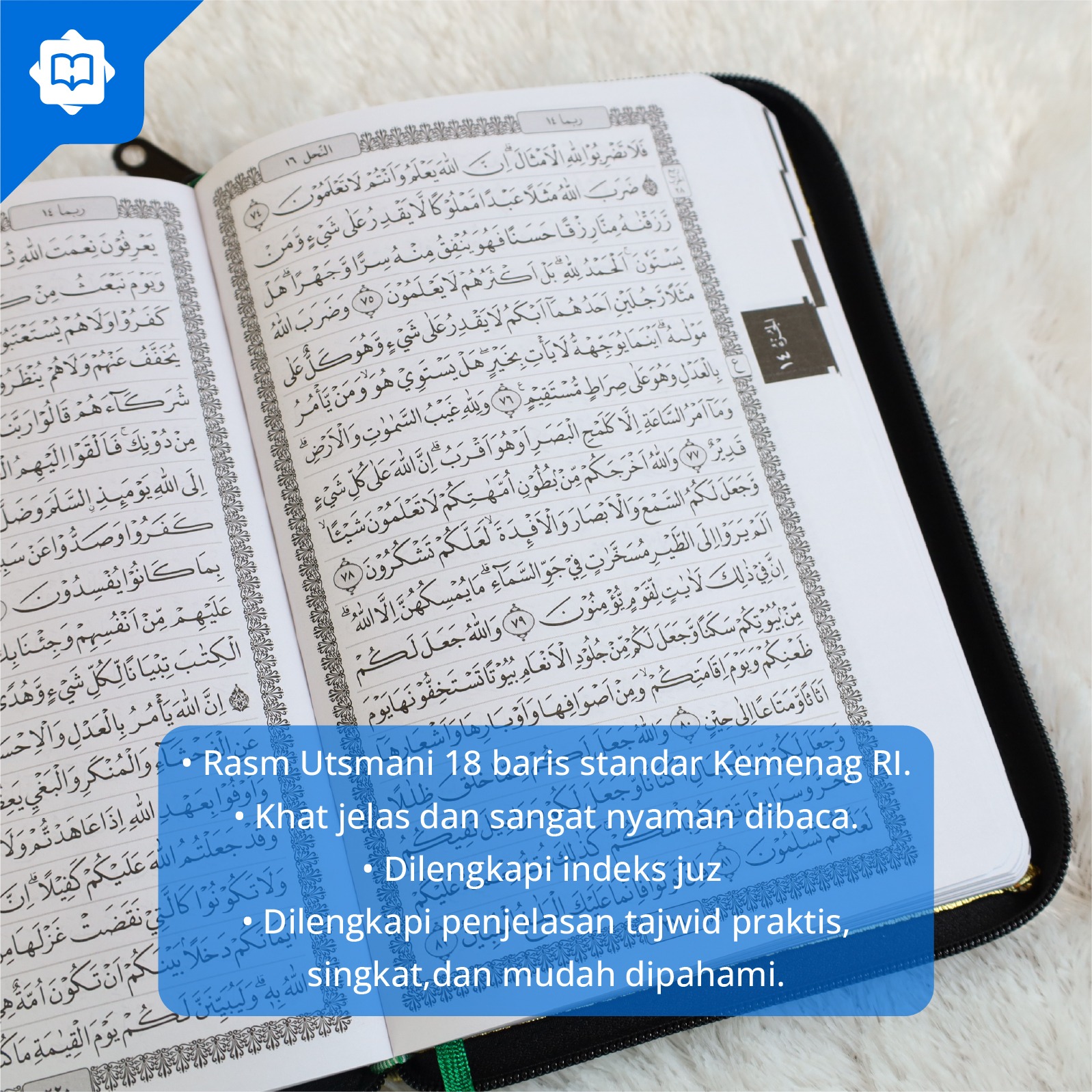 Al Quran Kalimatul Ulya A5 Resleting