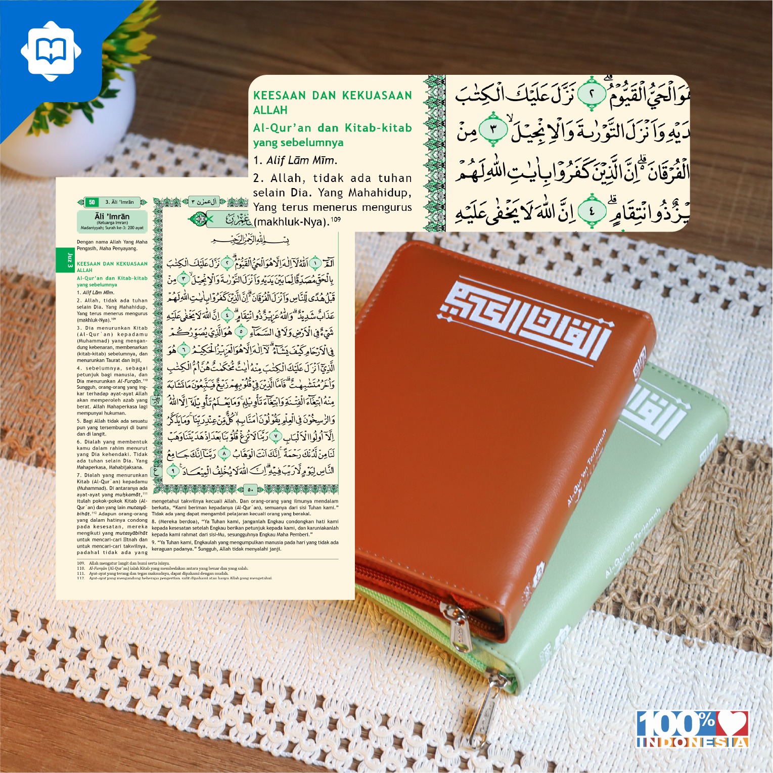 Al Quran Terjemah Al Halim A6 Pocket Resleting