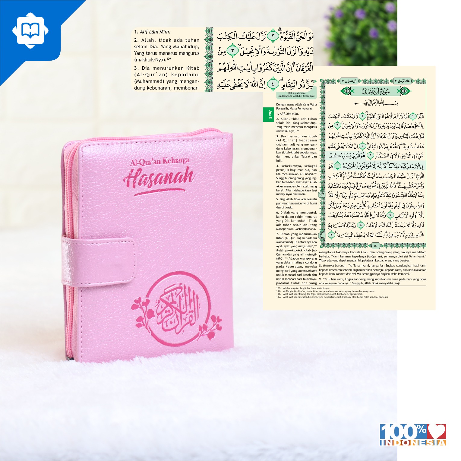 Al Quran Terjemah Edisi Keluarga Hasanah A6 Resleting