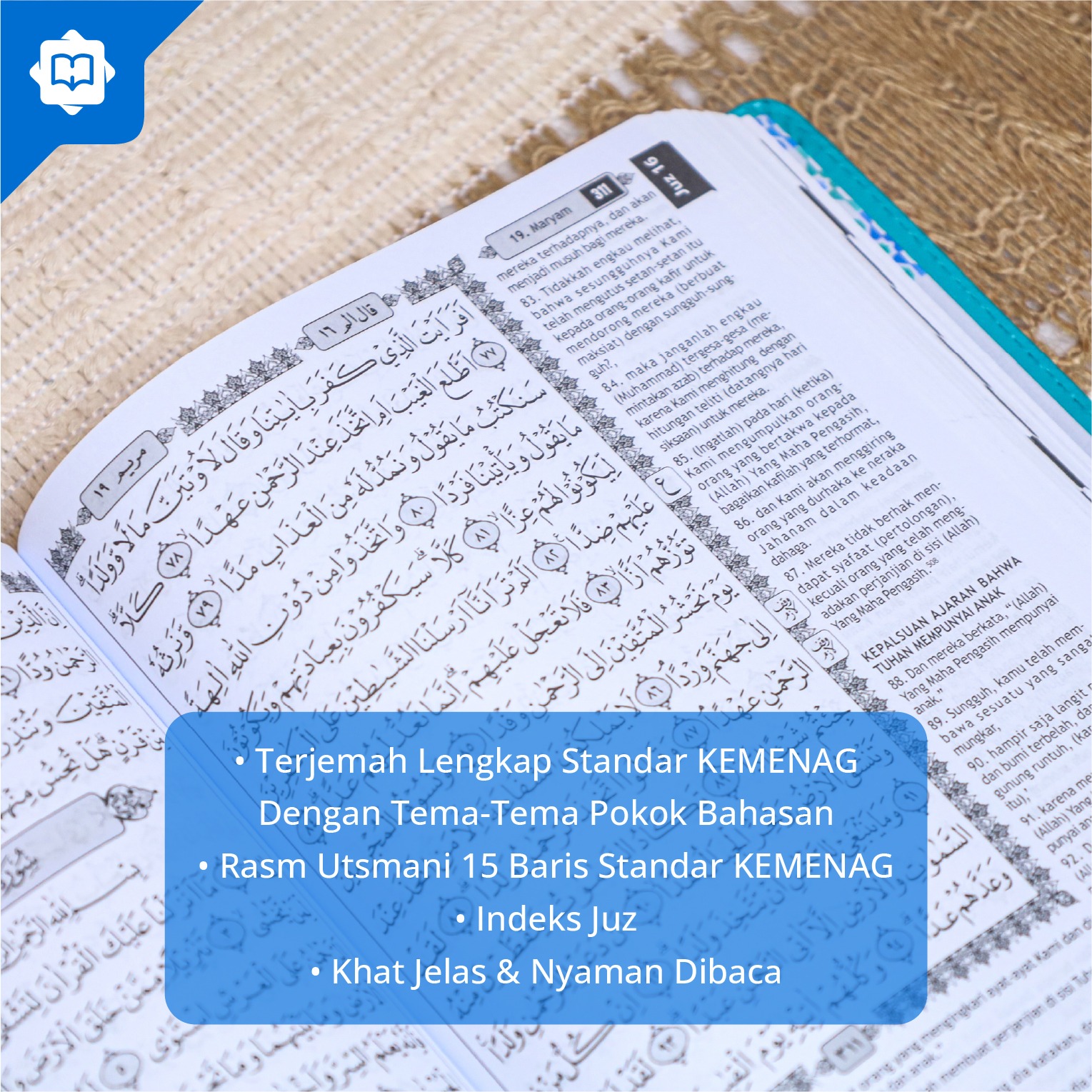 Al Quran Terjemah Al Halim A5 Agenda