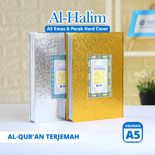 Image of AL-QUR’AN TERJEMAH AL-HALIM STYLE KLASIK EMAS PERAK UKURAN SEDANG