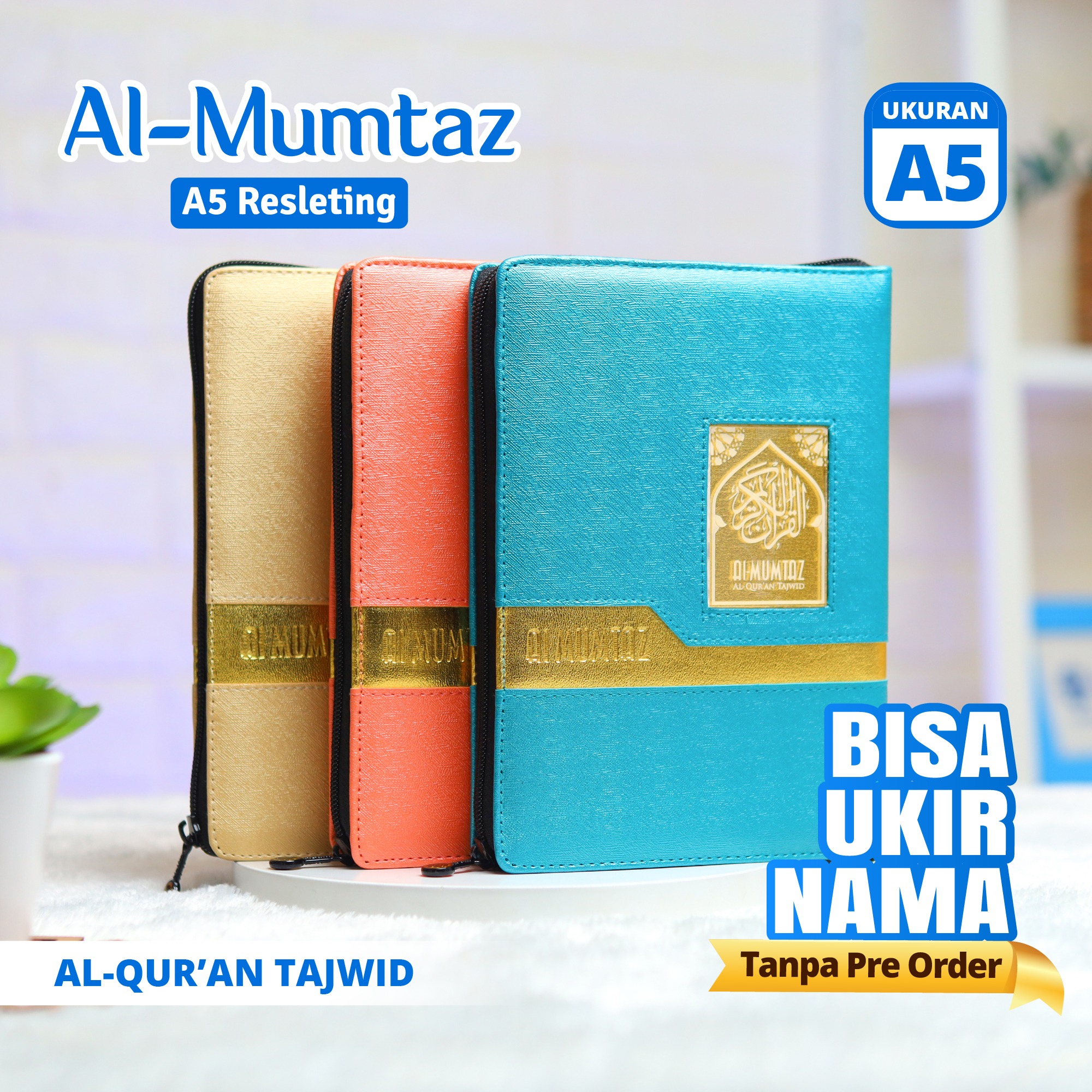 Al Quran Tajwid Al Mumtaz A5 Resleting