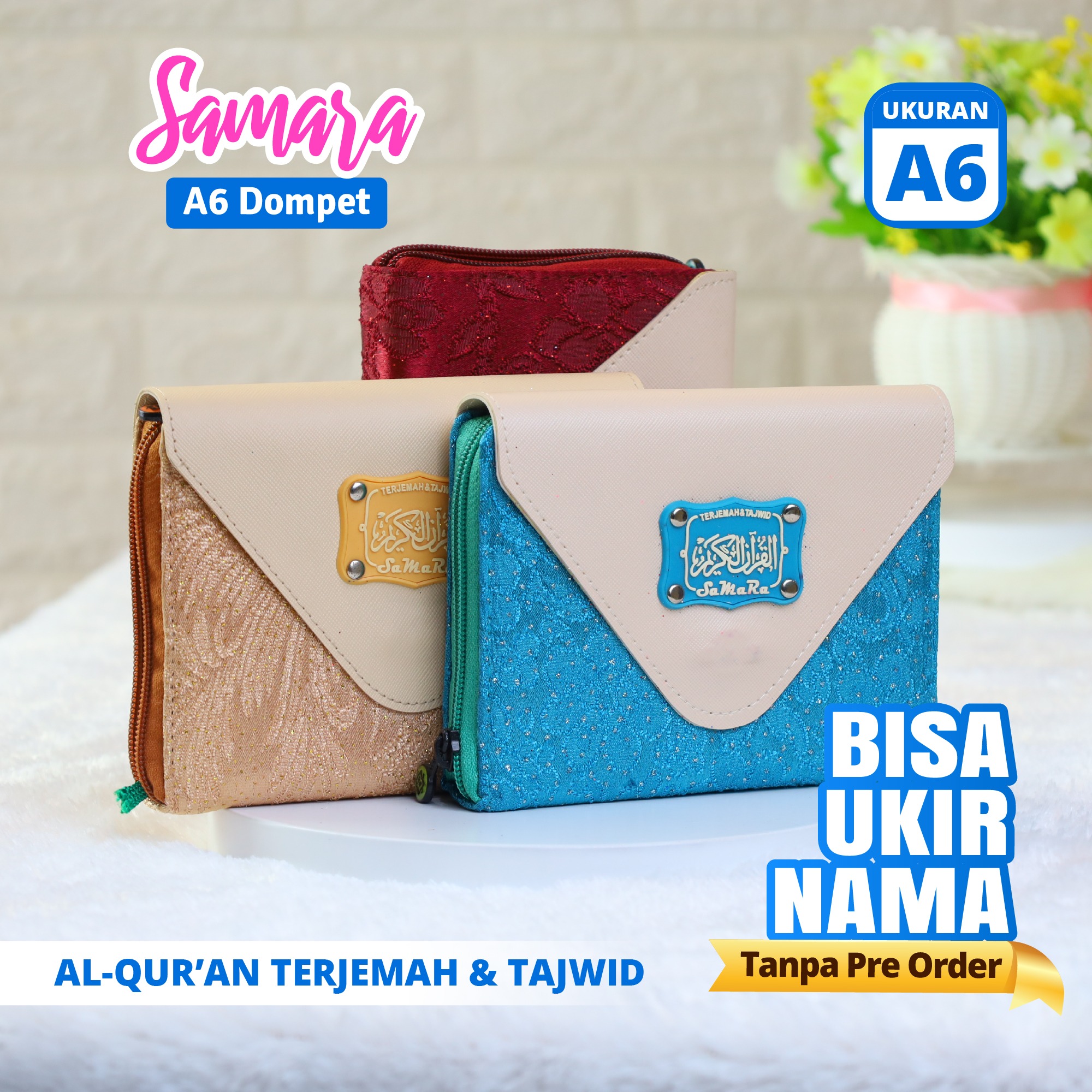 Al Quran Terjemah Tajwid Samara A6 Dompet