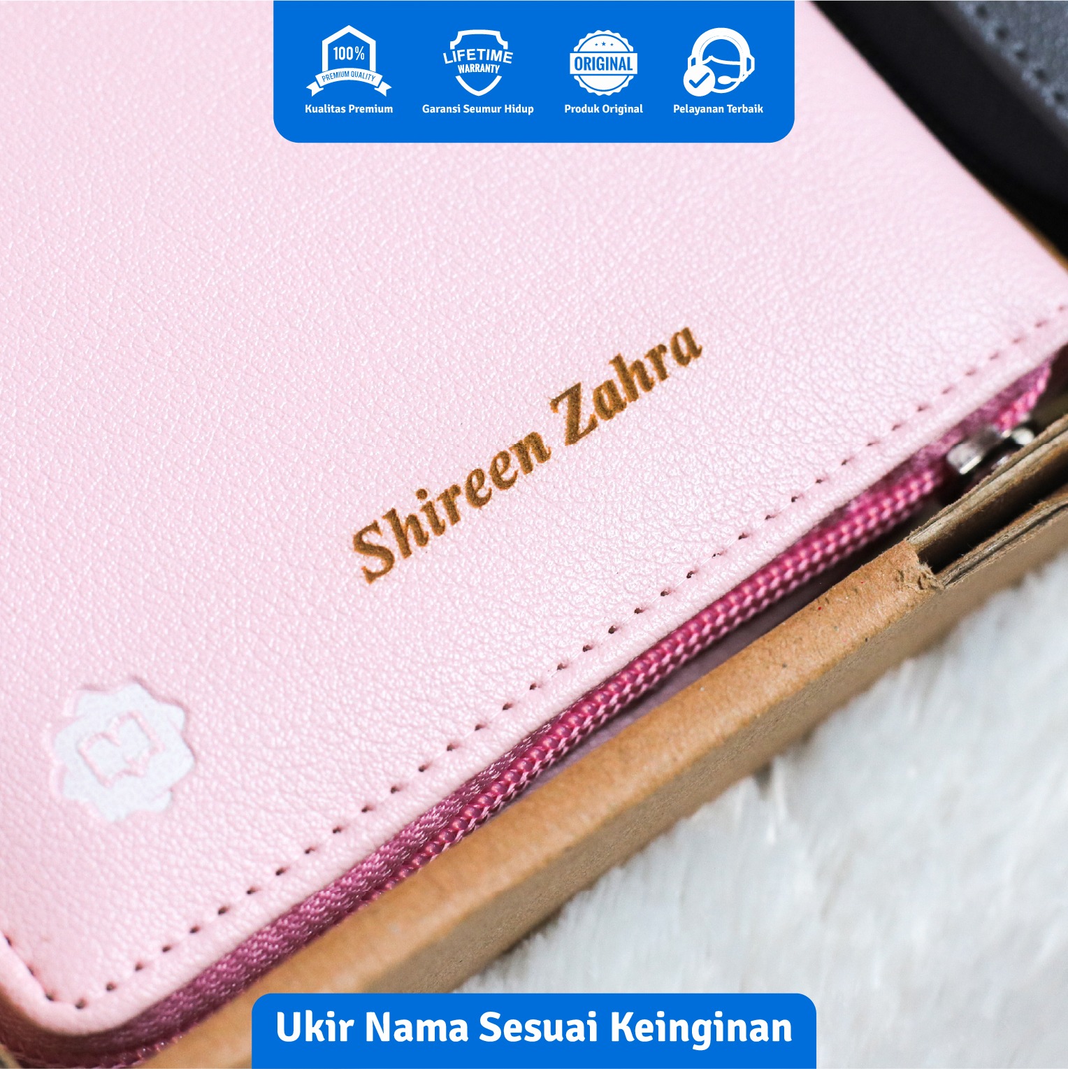 Bundling Mushaf Al Quran Terjemah Al Halim A6 Pocket 2 pcs Box Exclusive Free Custom Nama