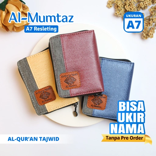 Image of Al-Qur’an Tajwid Al-Mumtaz A7 Saku Resleting