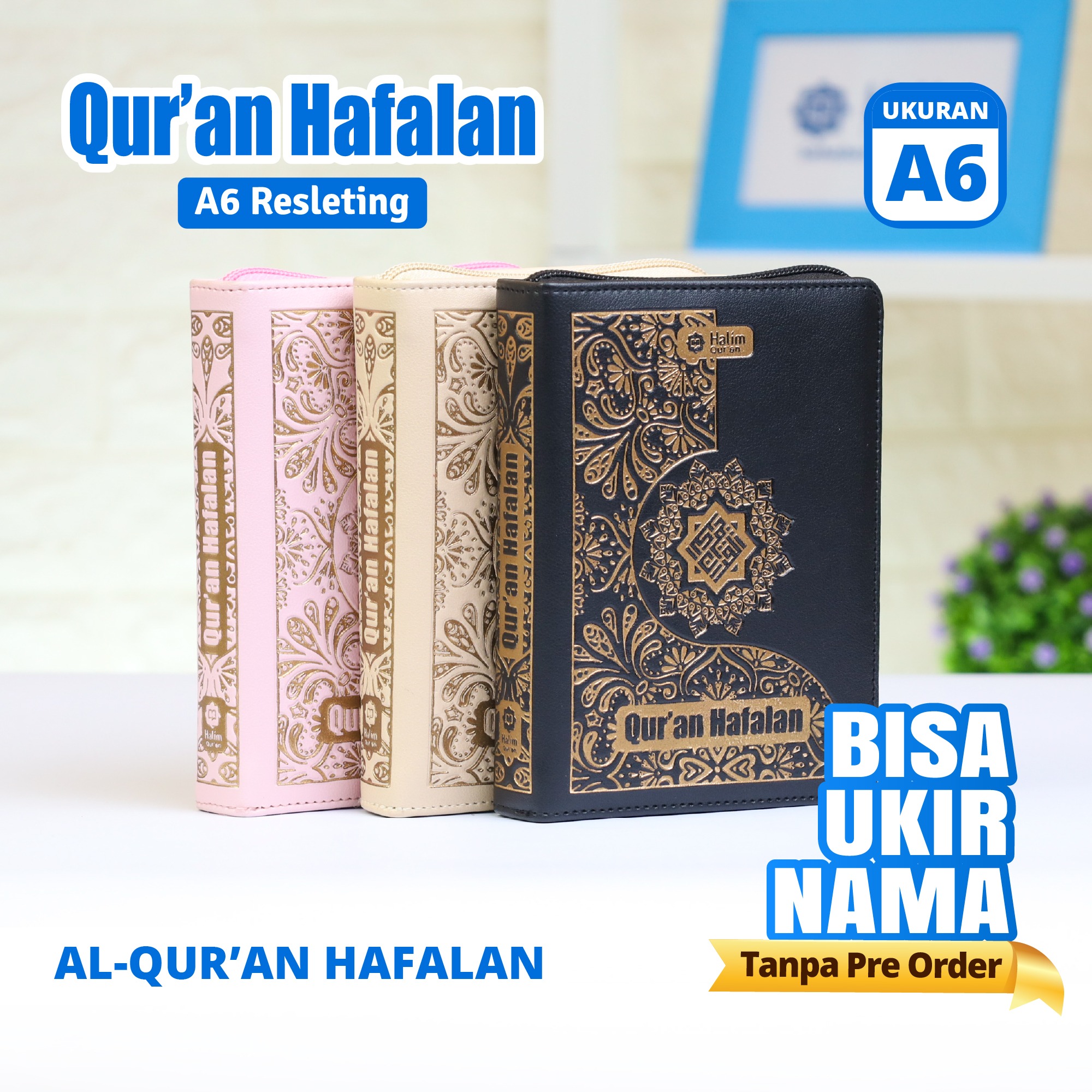 Al Quran Hafalan A6 Resleting Batik