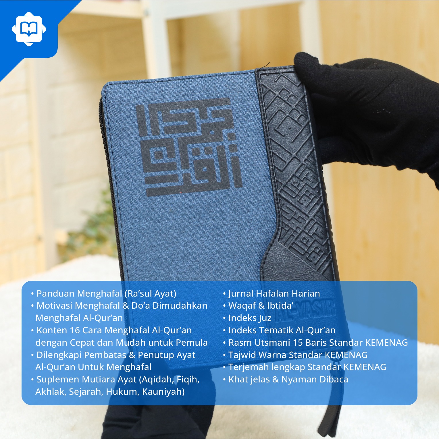 Mushaf Al Quran Al Yasir Hafalan A5 Resleting
