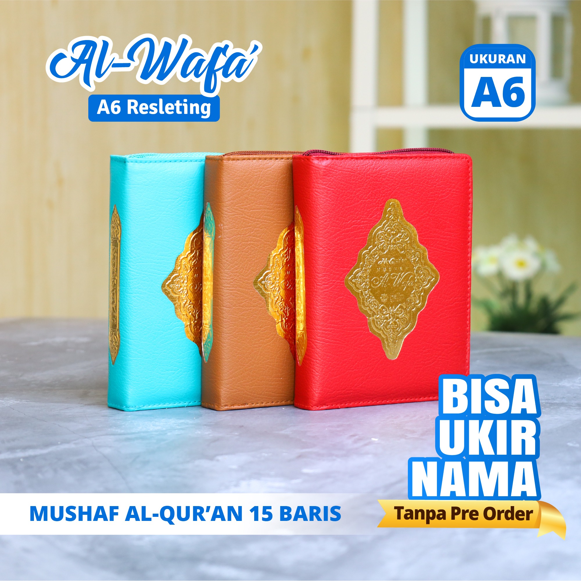 Mushaf Al Quran Al Wafa A6 Resleting Premium