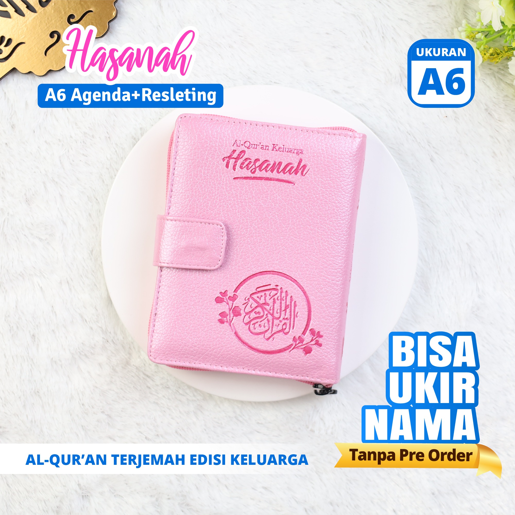 Al Quran Terjemah Edisi Keluarga Hasanah A6 Resleting
