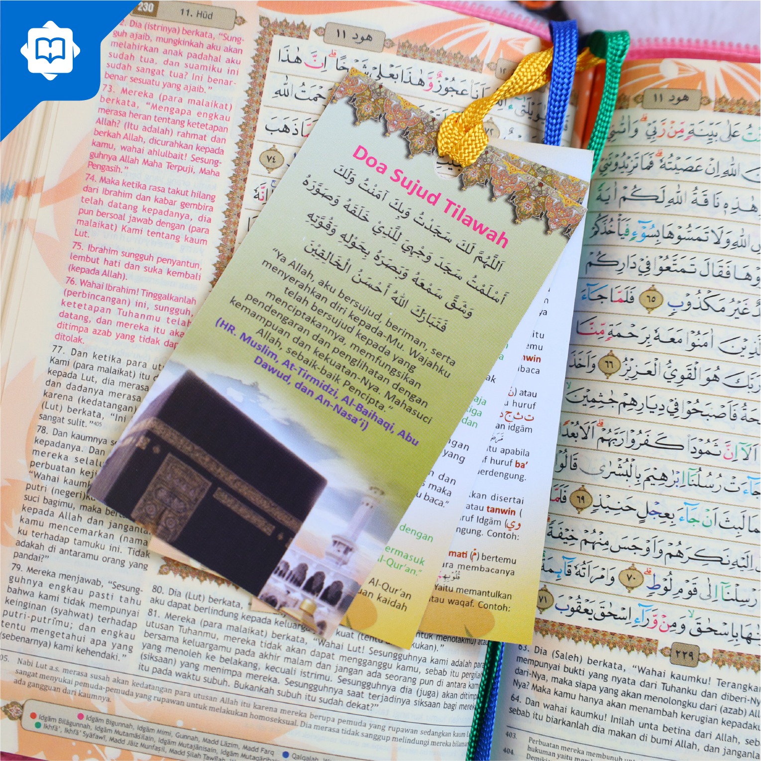 Al Quran Terjemah Tajwid Samara A6 Resleting
