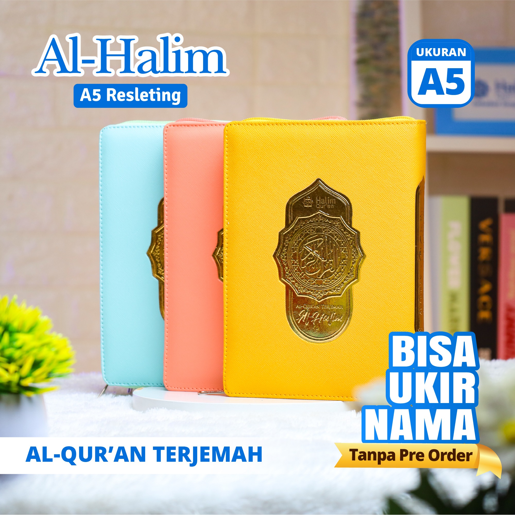 Al Quran Terjemah Al Halim A5 Resleting