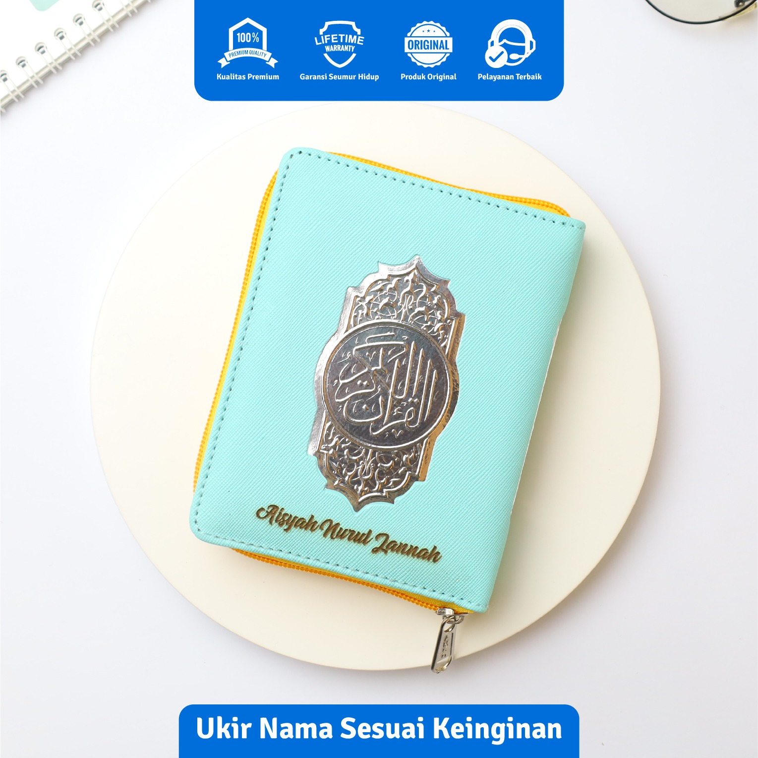 Al Quran Terjemah Al Halim B7 Rubu QPP Resleting Colorfull Edition