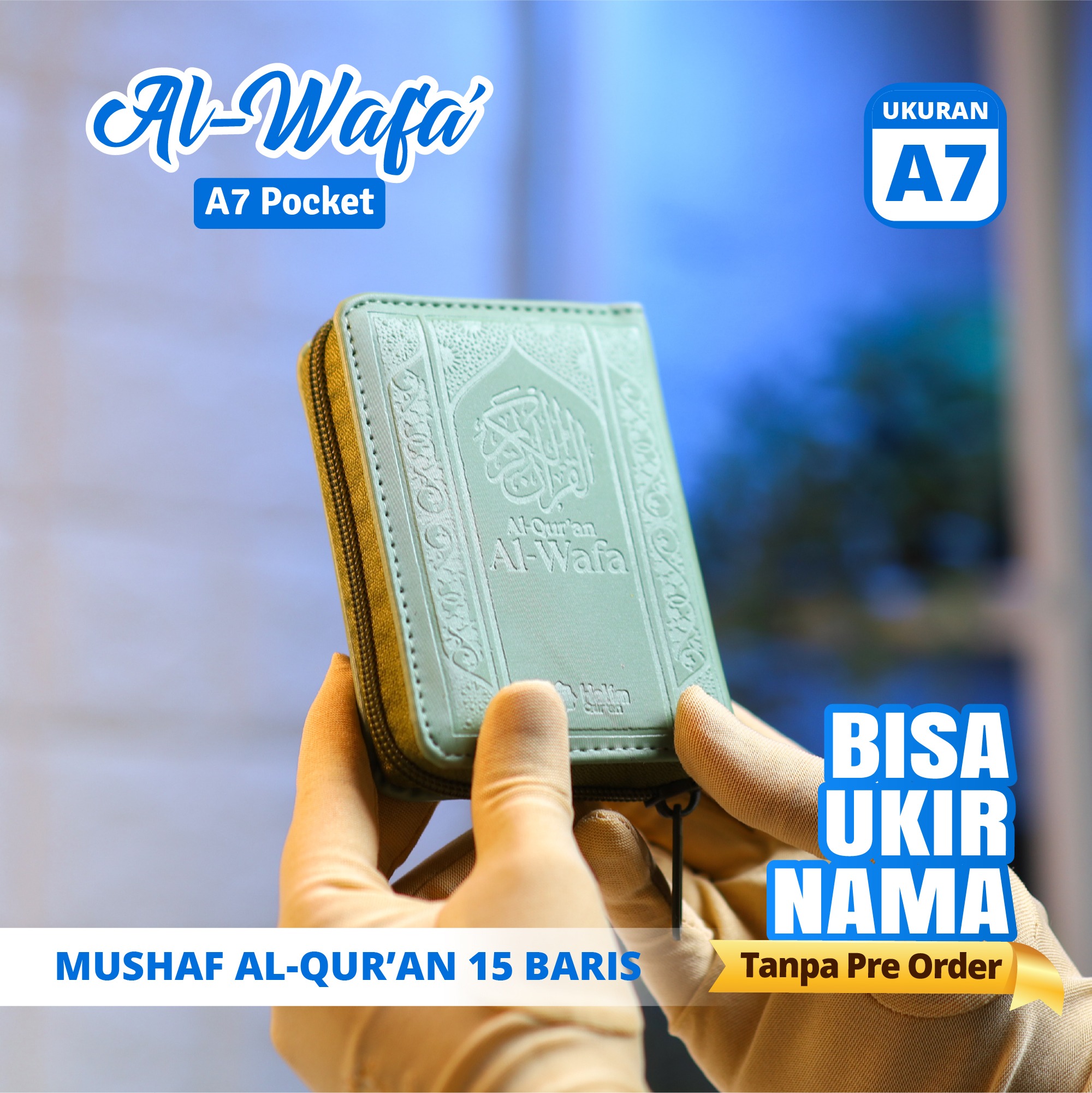 Mushaf Al Quran Al Wafa A7 Pocket Edition