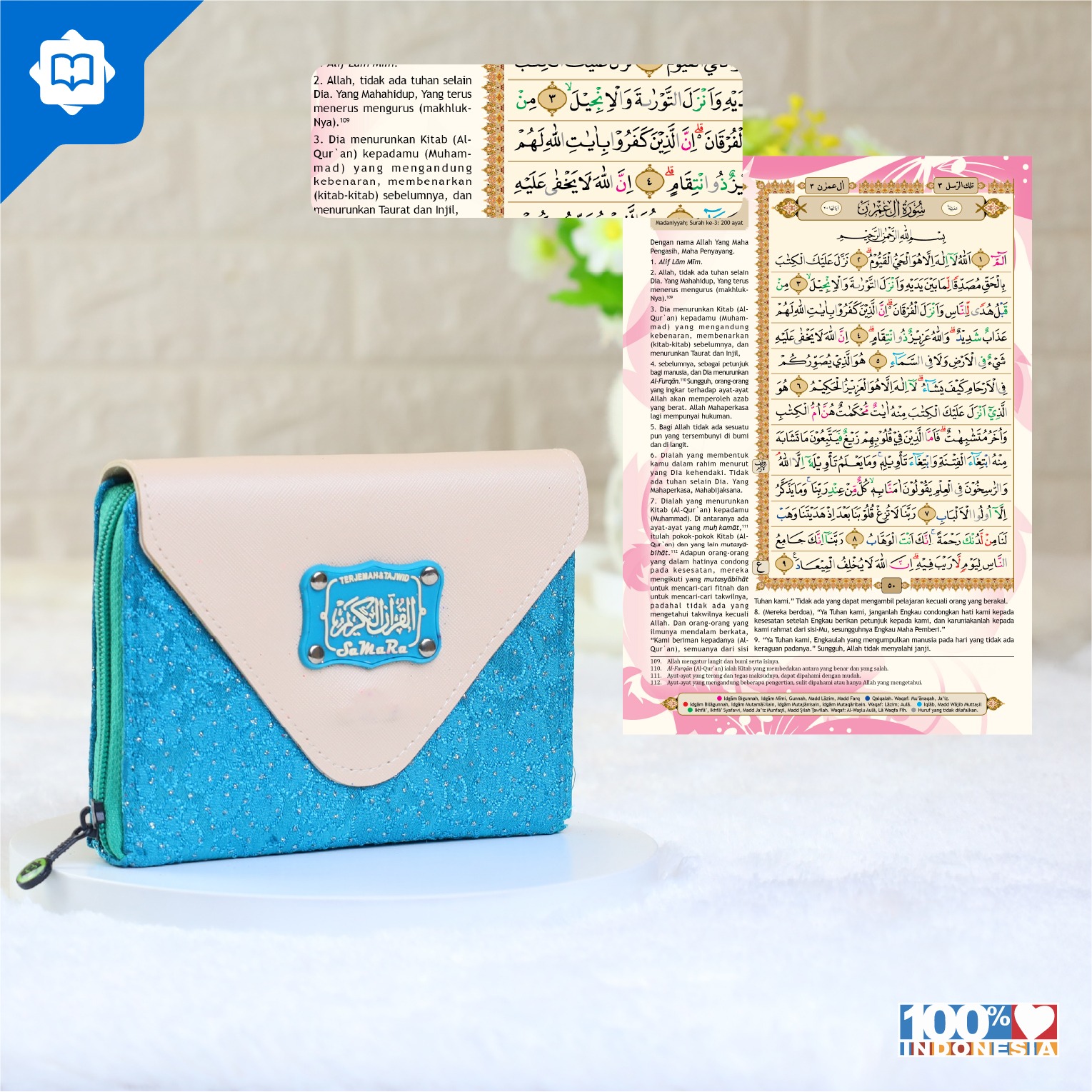 Al Quran Terjemah Tajwid Samara A6 Dompet