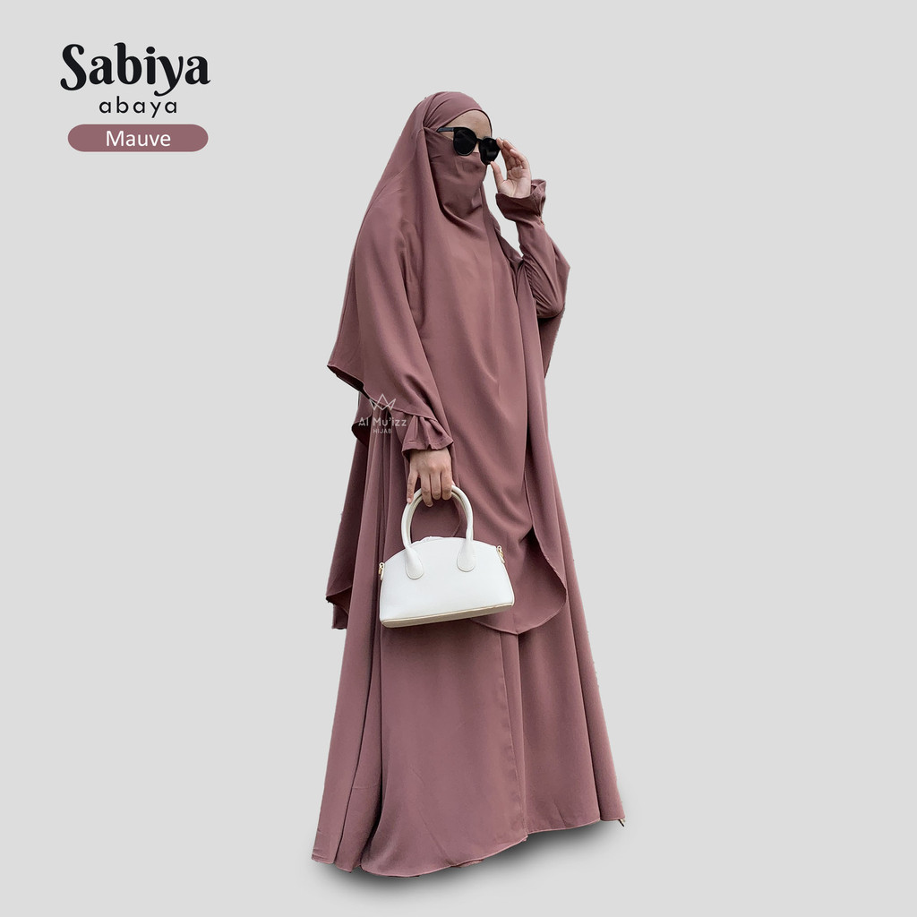 Hijab Almuizz - Sabiya Abaya Dress Gamis Anti UV Outfit umroh haji (Abaya Only)