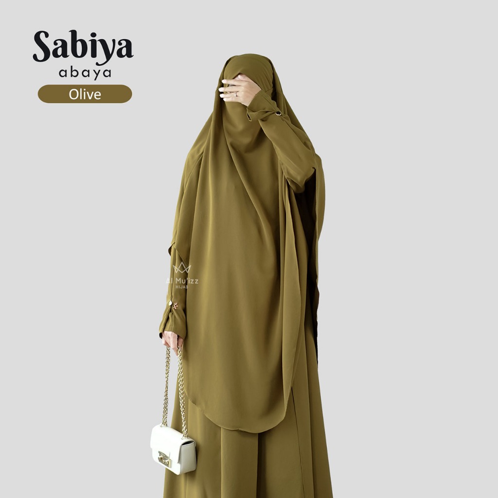 Hijab Almuizz - Sabiya French Khimar Nonped Hijab Instan Syari