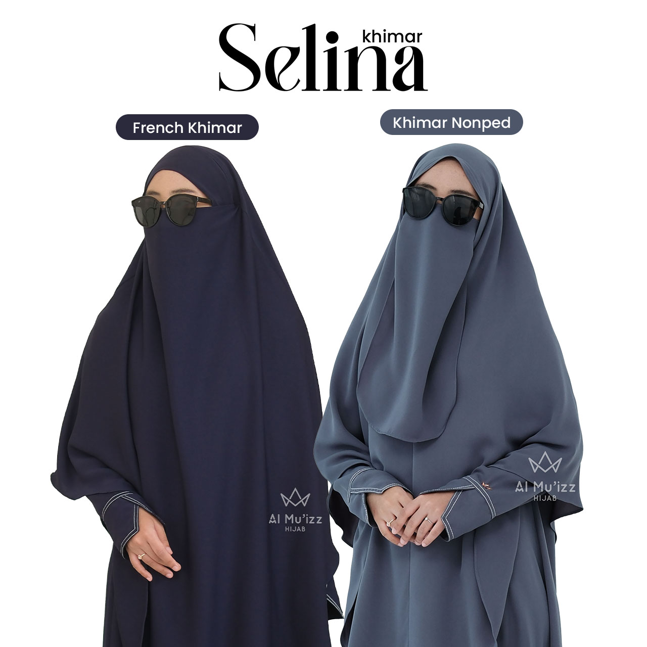Hijab Almuizz - Zeyna French Khimar and Khimar Nonped Only